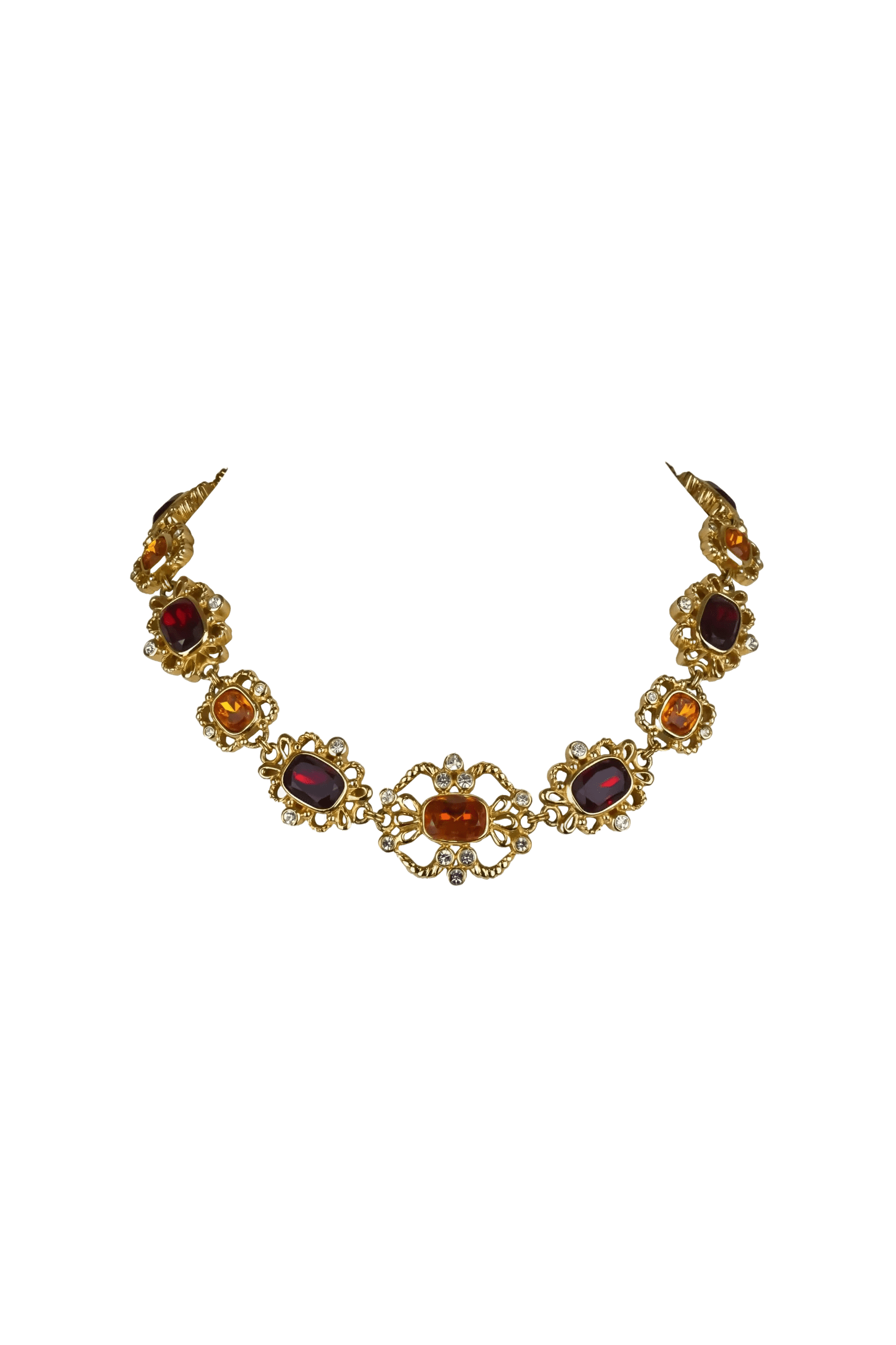 Christian Dior Rare Vintage Crystal Embellished Necklace Christian Dior Rare Vintage Crystal Embellished Necklace