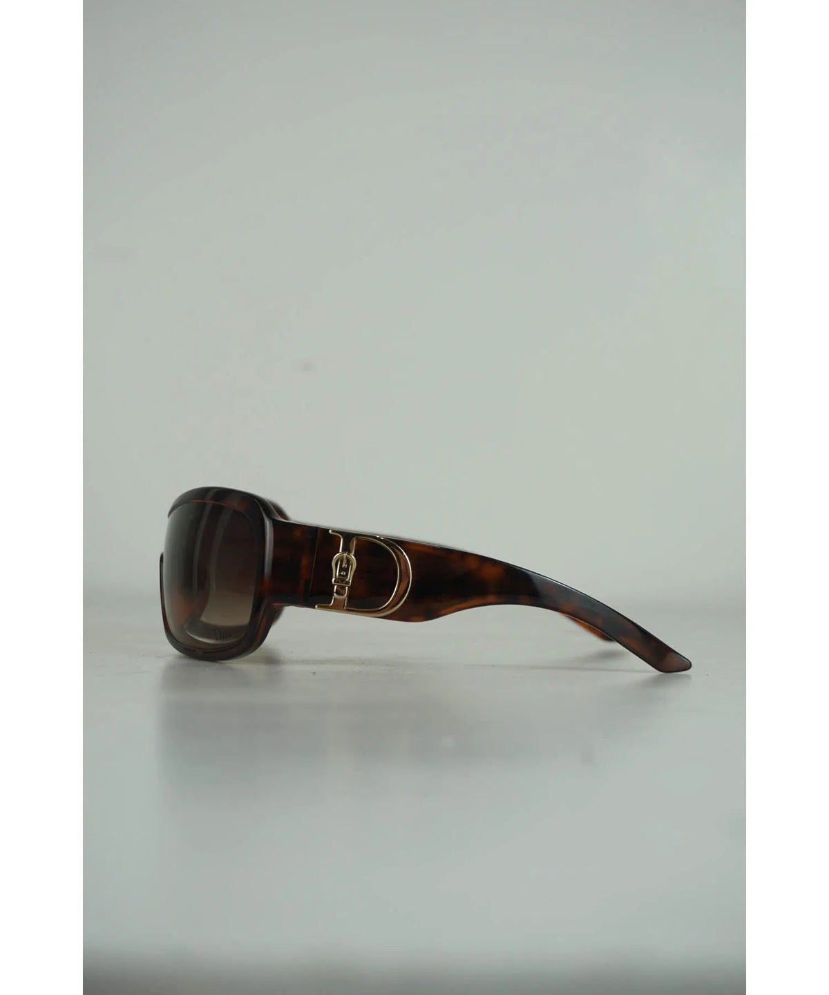 Christian Dior Tortoise Large D Cannage Sunglasses