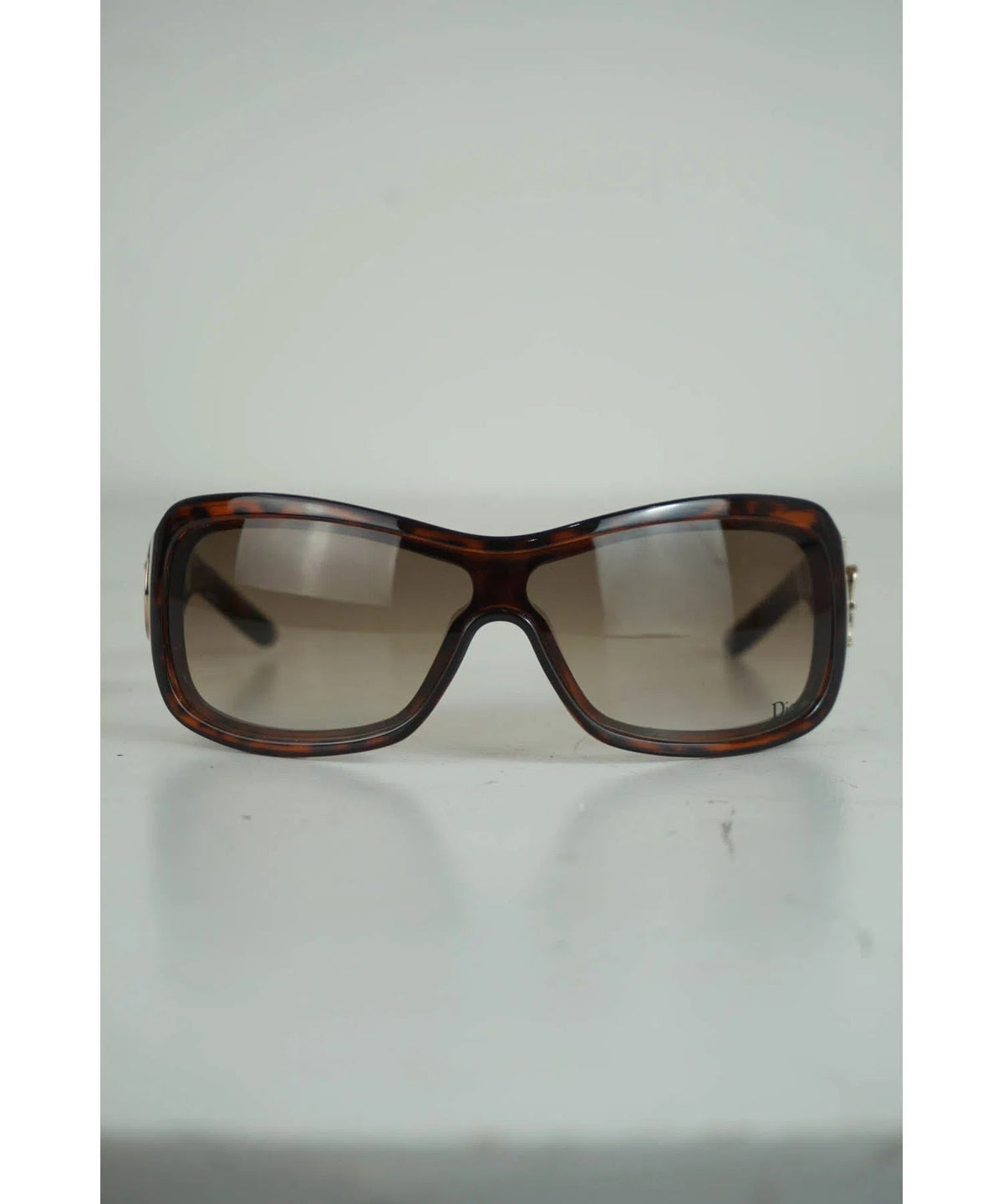 Christian Dior Tortoise Large D Cannage Sunglasses