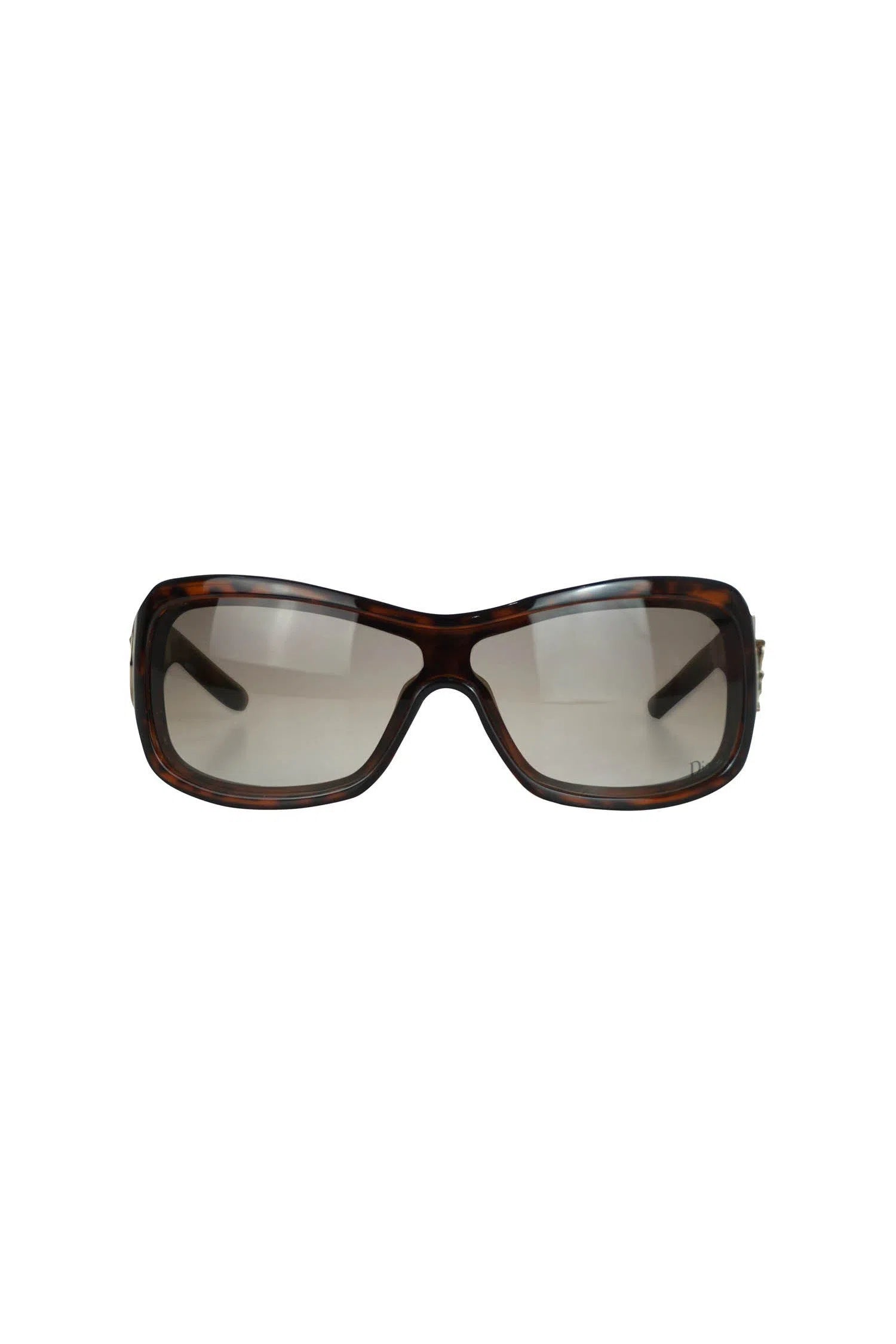 Christian Dior Tortoise Large D Cannage Sunglasses - Foxy Couture Carmel