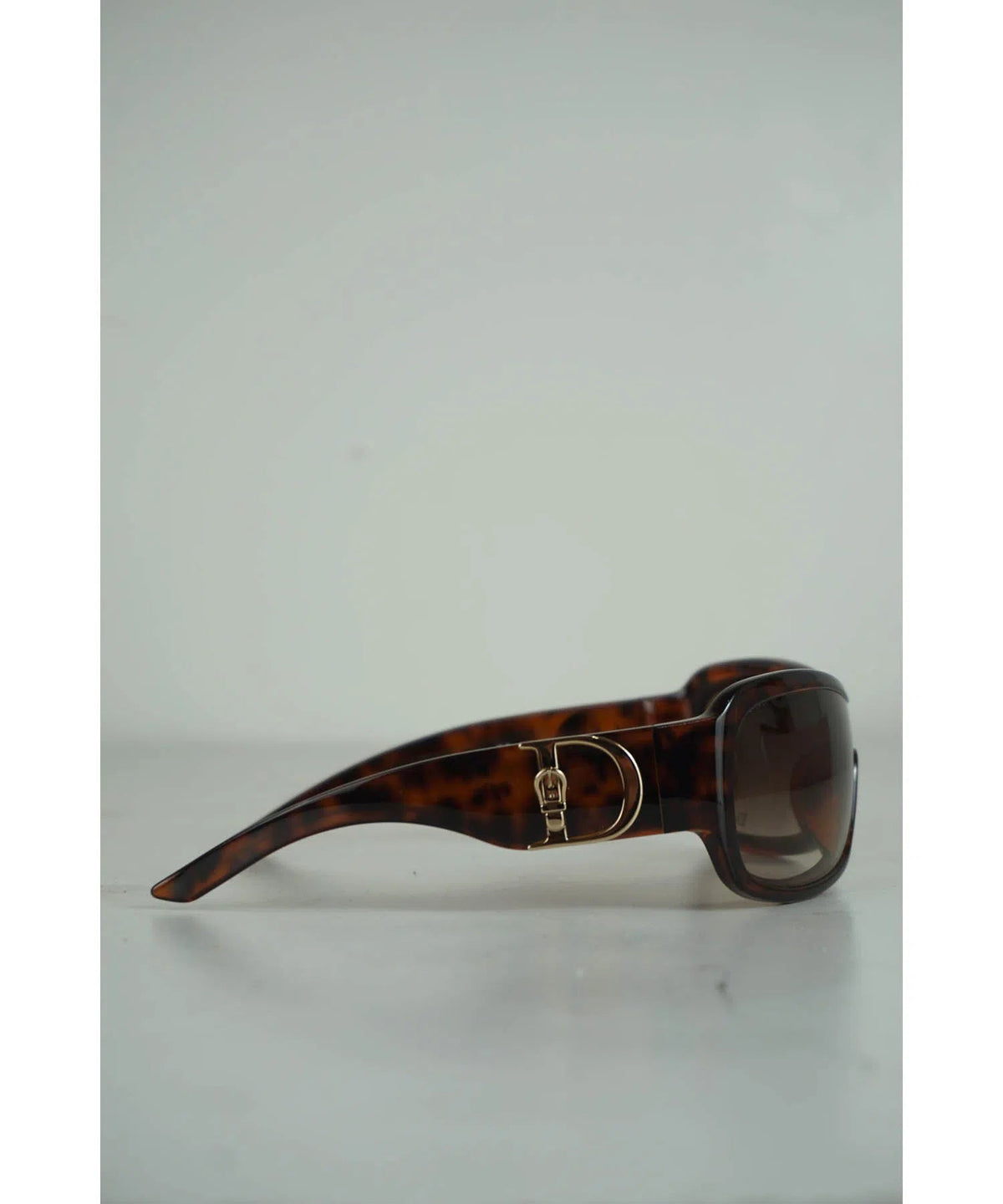 Christian Dior Tortoise Large D Cannage Sunglasses