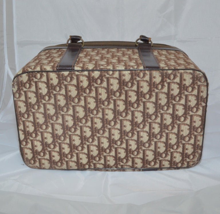 Christian Dior Vintage 1970’s Trotter Travel Train Case - Foxy Couture Carmel
