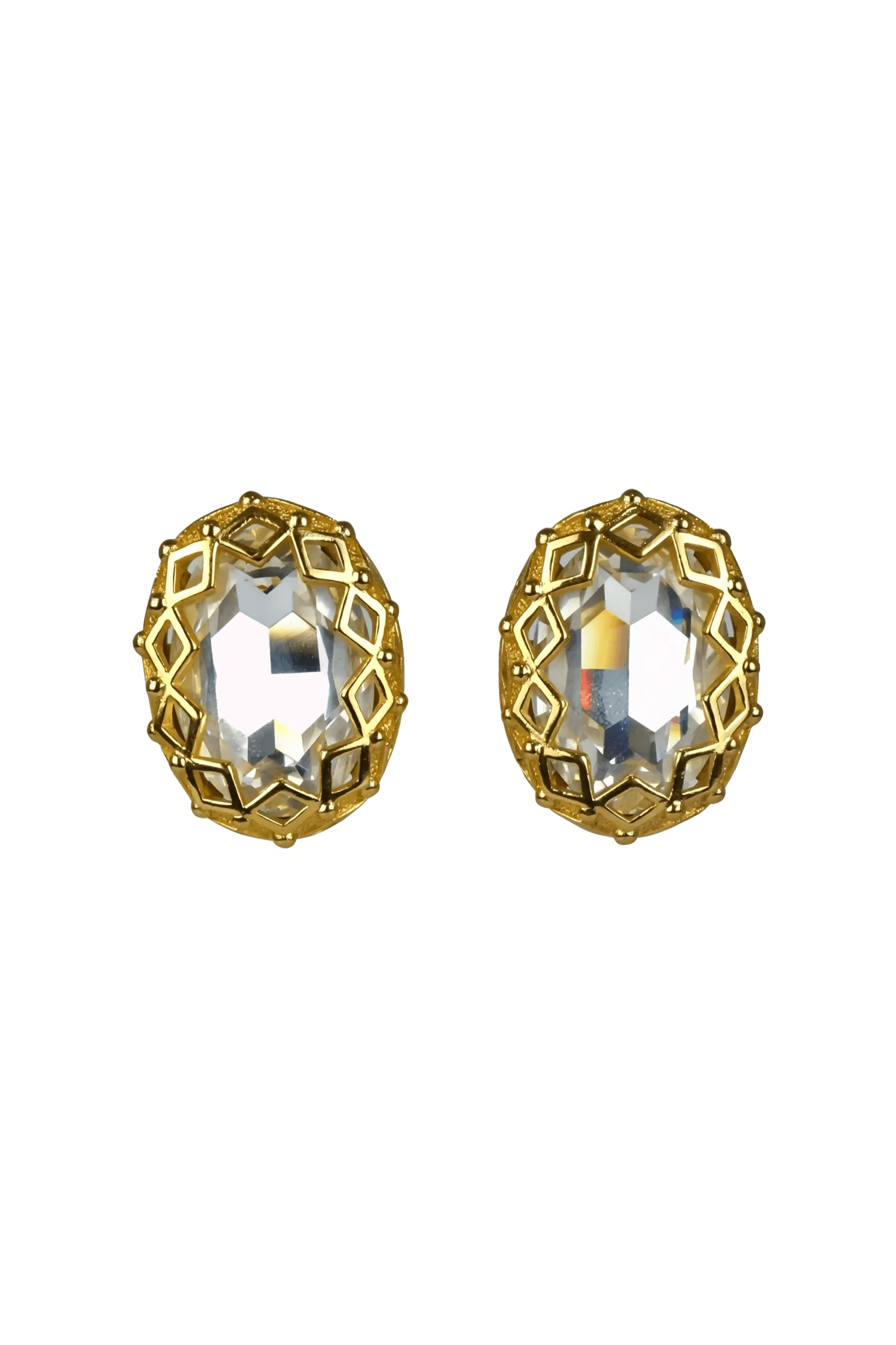 Christian Dior Vintage Headlight Earrings 1960's-1970's