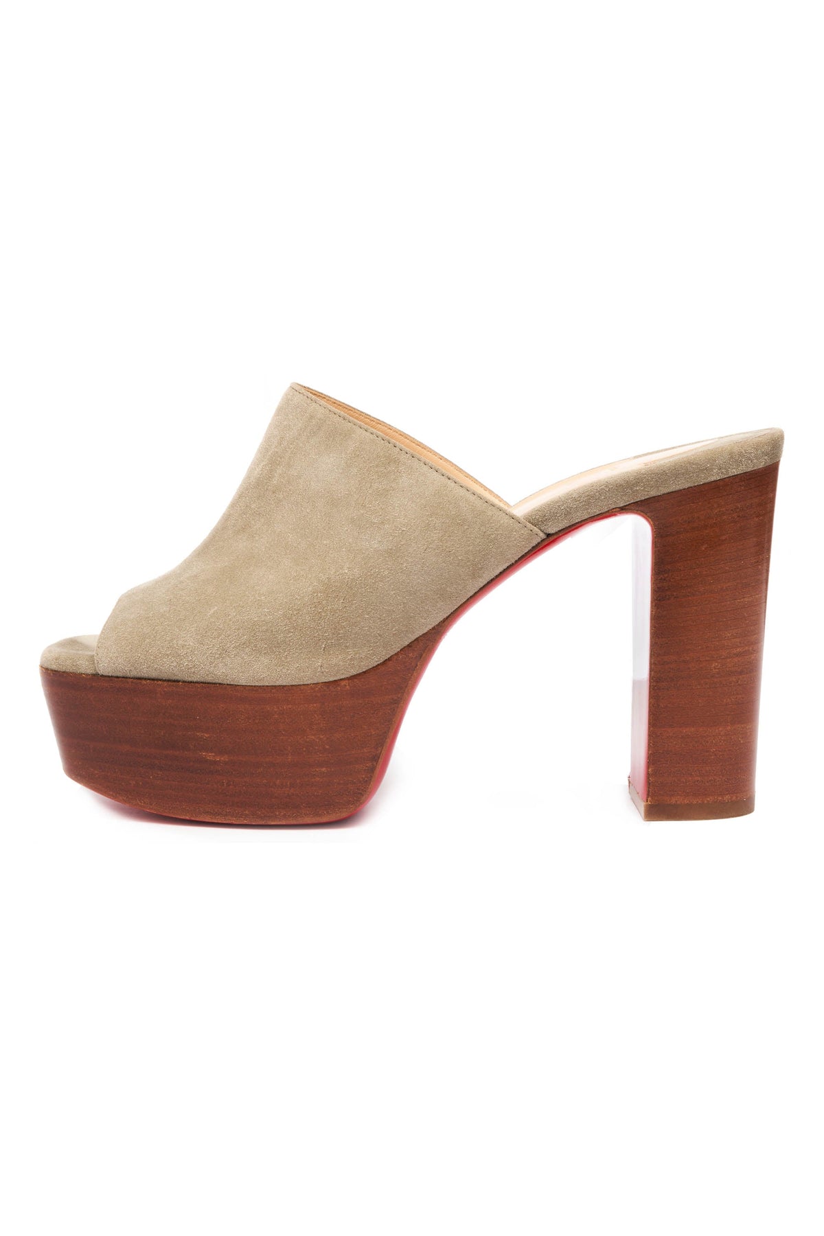 Christian Louboutin Suede Platform Shoes 37