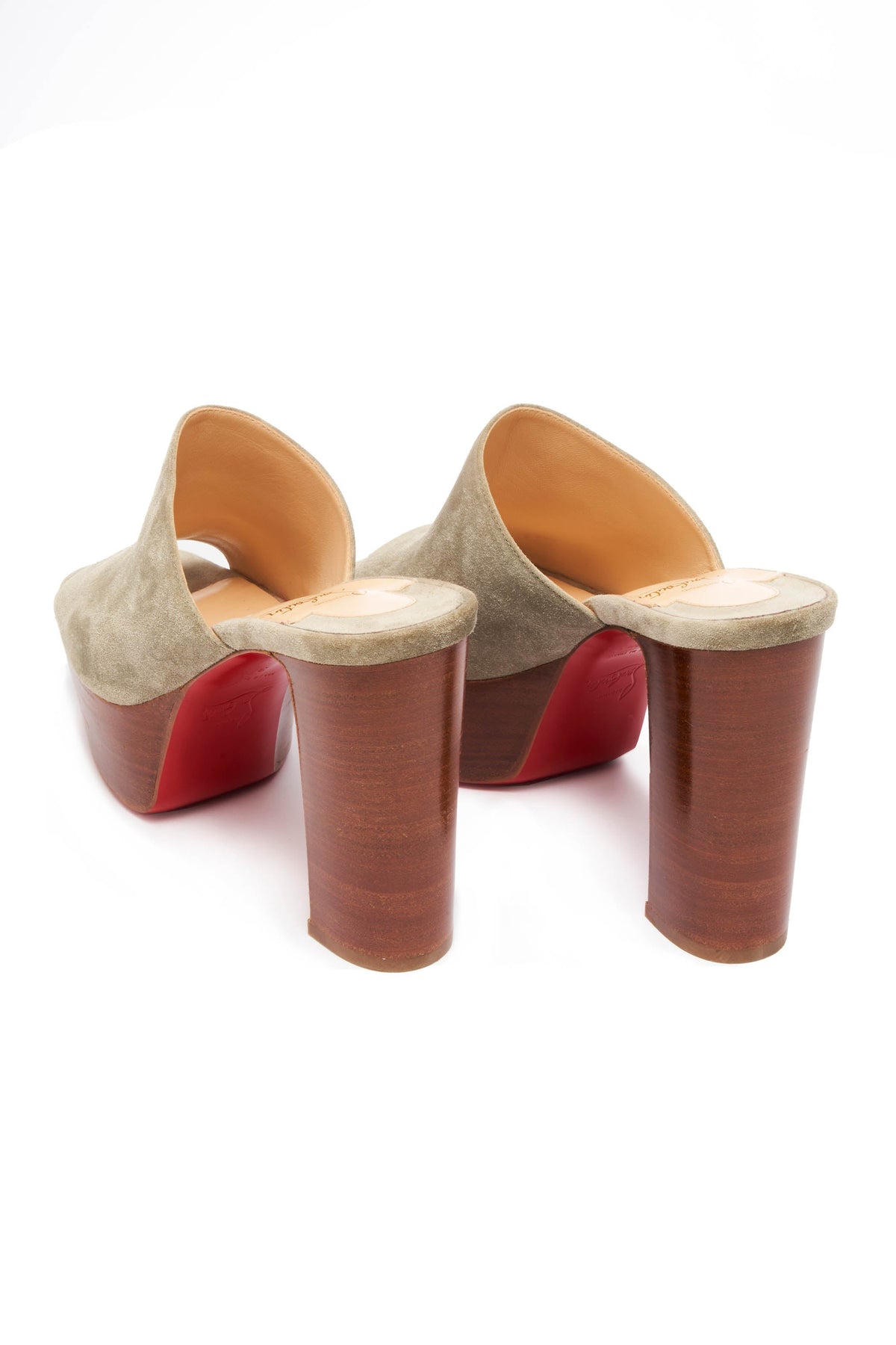 Christian Louboutin Suede Platform Shoes 37