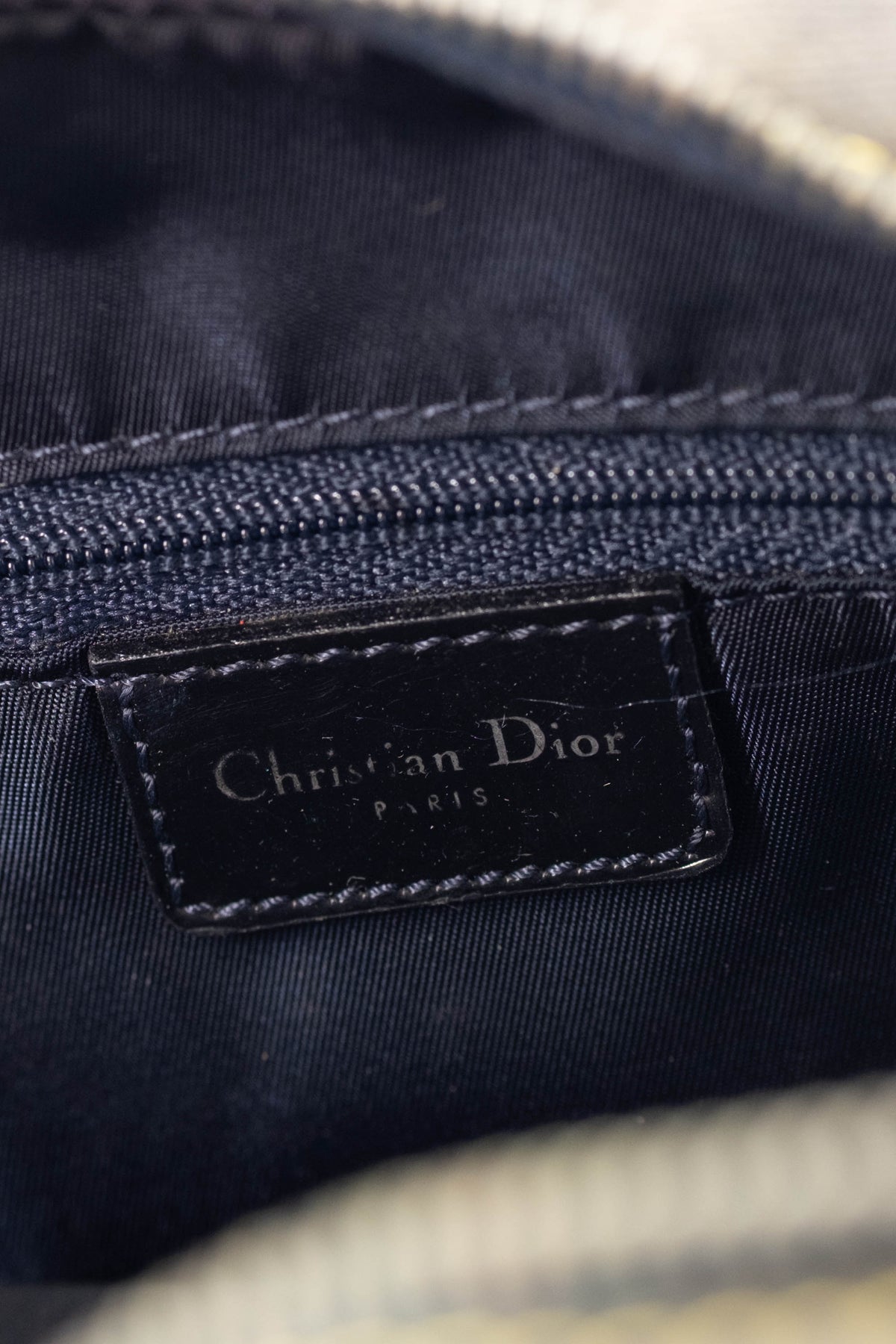 Christian Dior Denim Speedway Saddle Bowler Bag Size Mini 2001