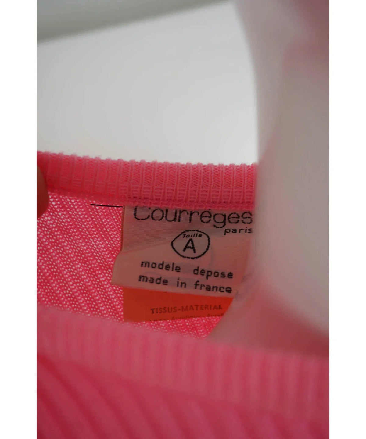 Courreges Rib Knit Sweater 1960s