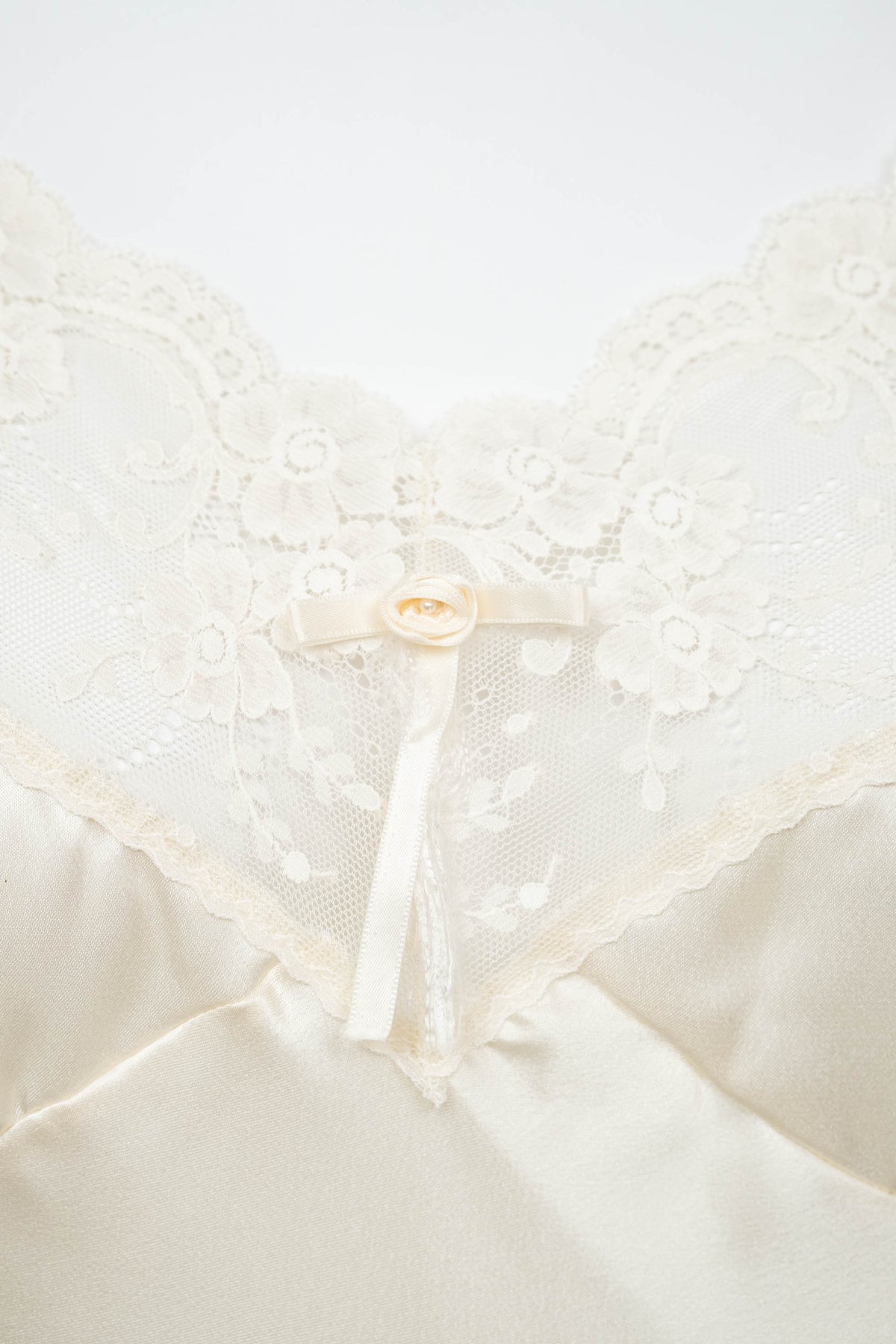 Christian Dior Vintage Light Pink Lace Trim Bias Slip Dress