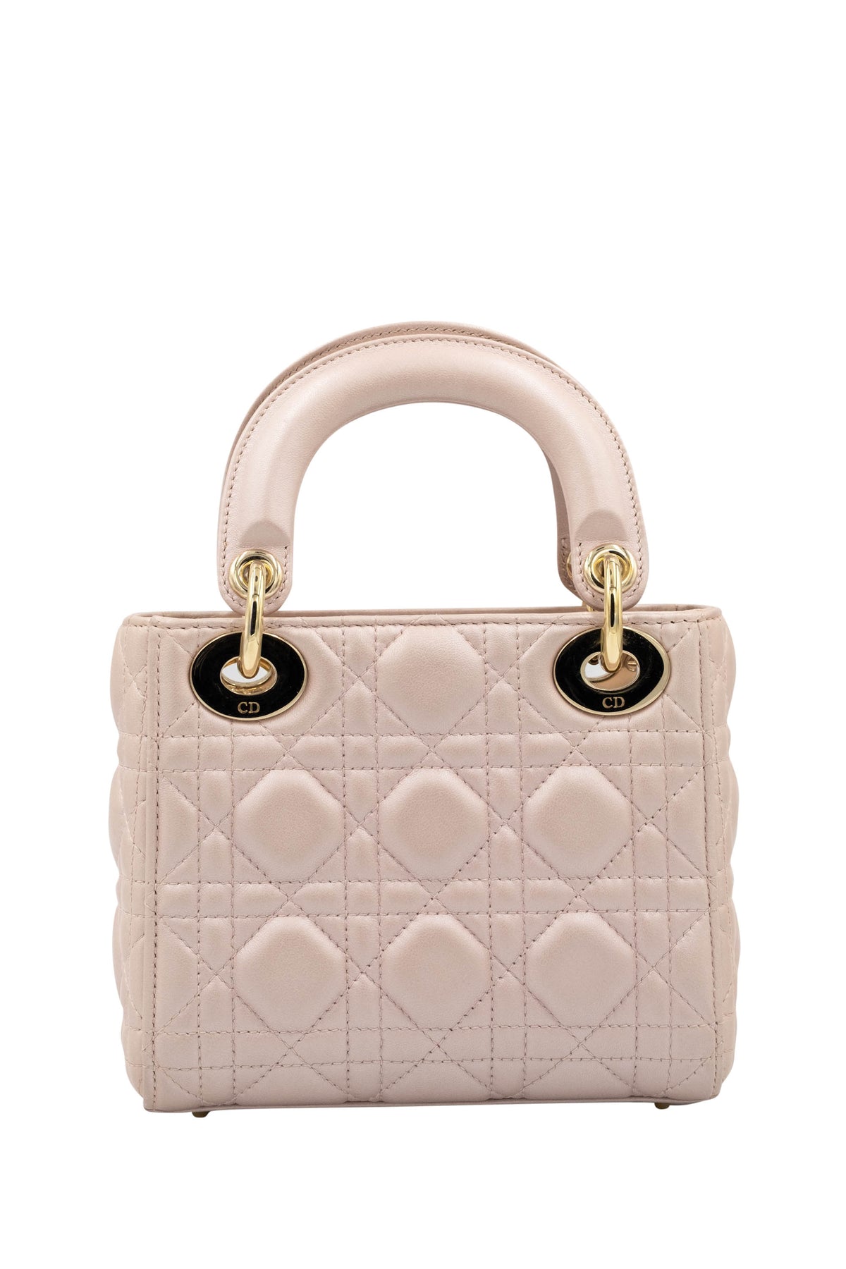 Christian Dior Mini Ballet Pink Cannage Lady Dior Purse