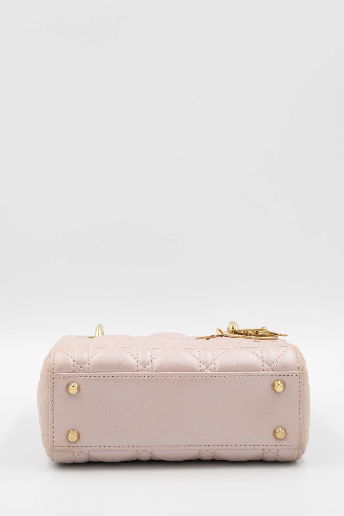Christian Dior Mini Ballet Pink Cannage Lady Dior Purse