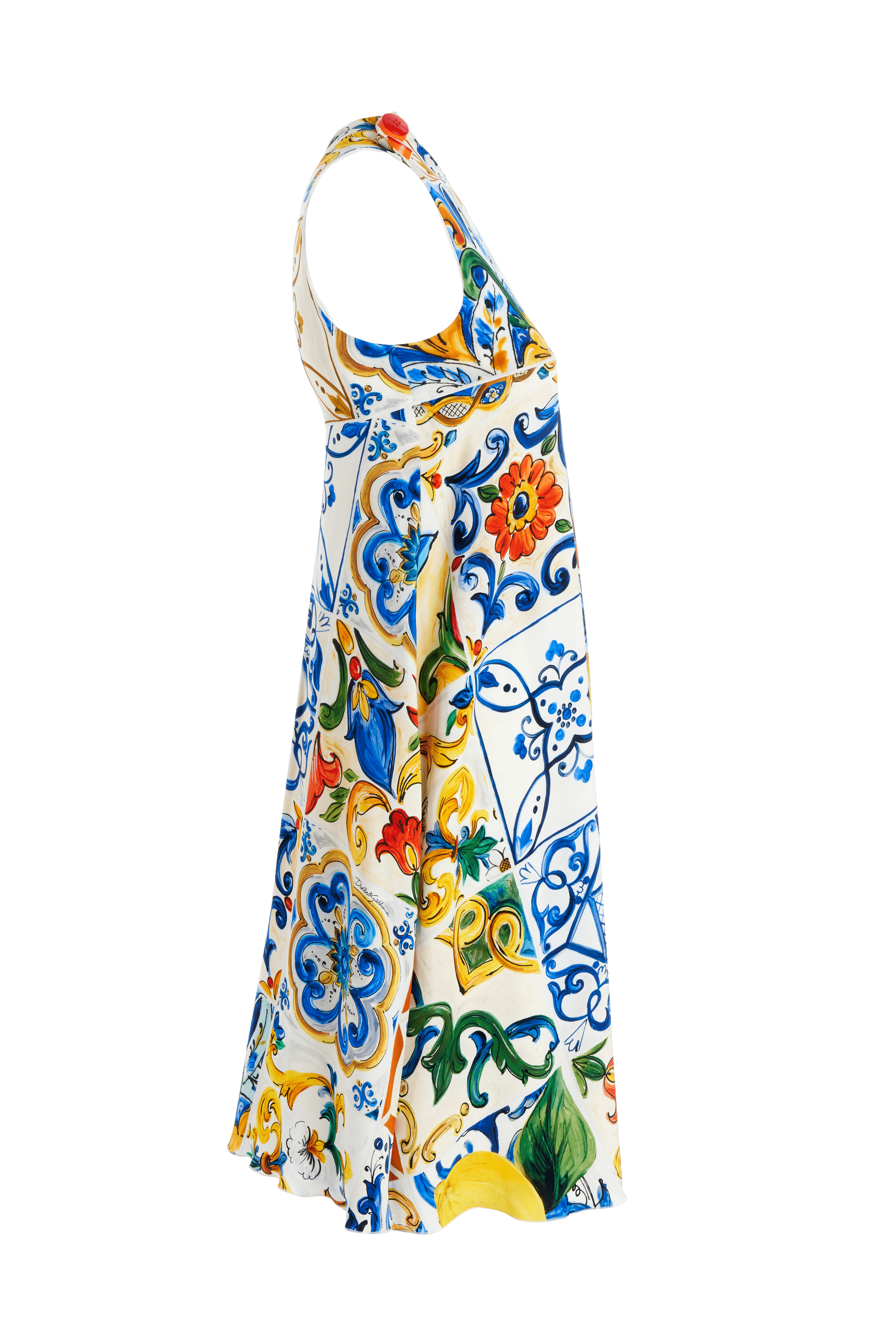 Dolce & Gabbana Lemon Sicily Dress Size 42 - Foxy Couture Carmel