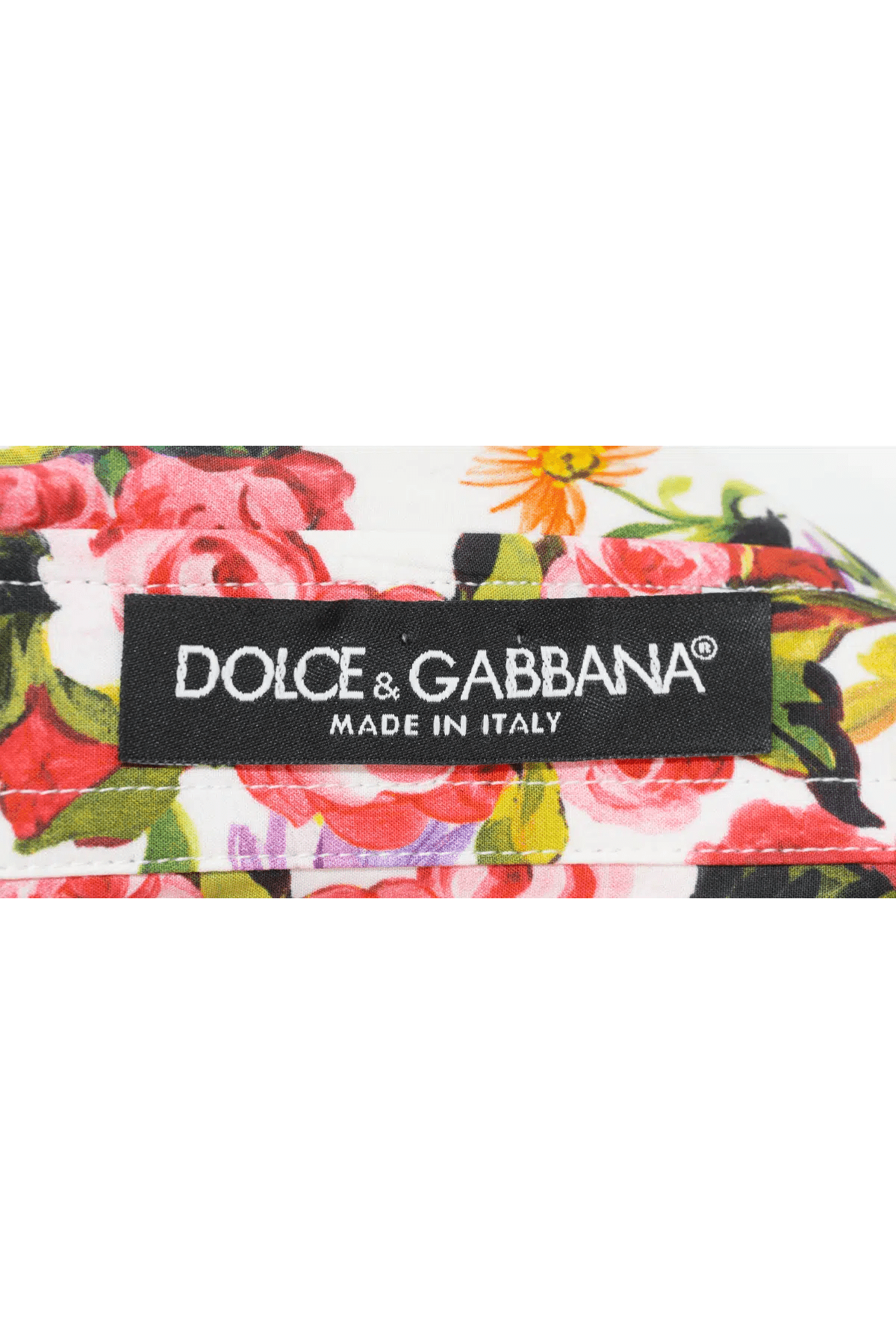 Dolce &amp; Gabbana Multi-Color Italy Mixed Print Blouse Shirt