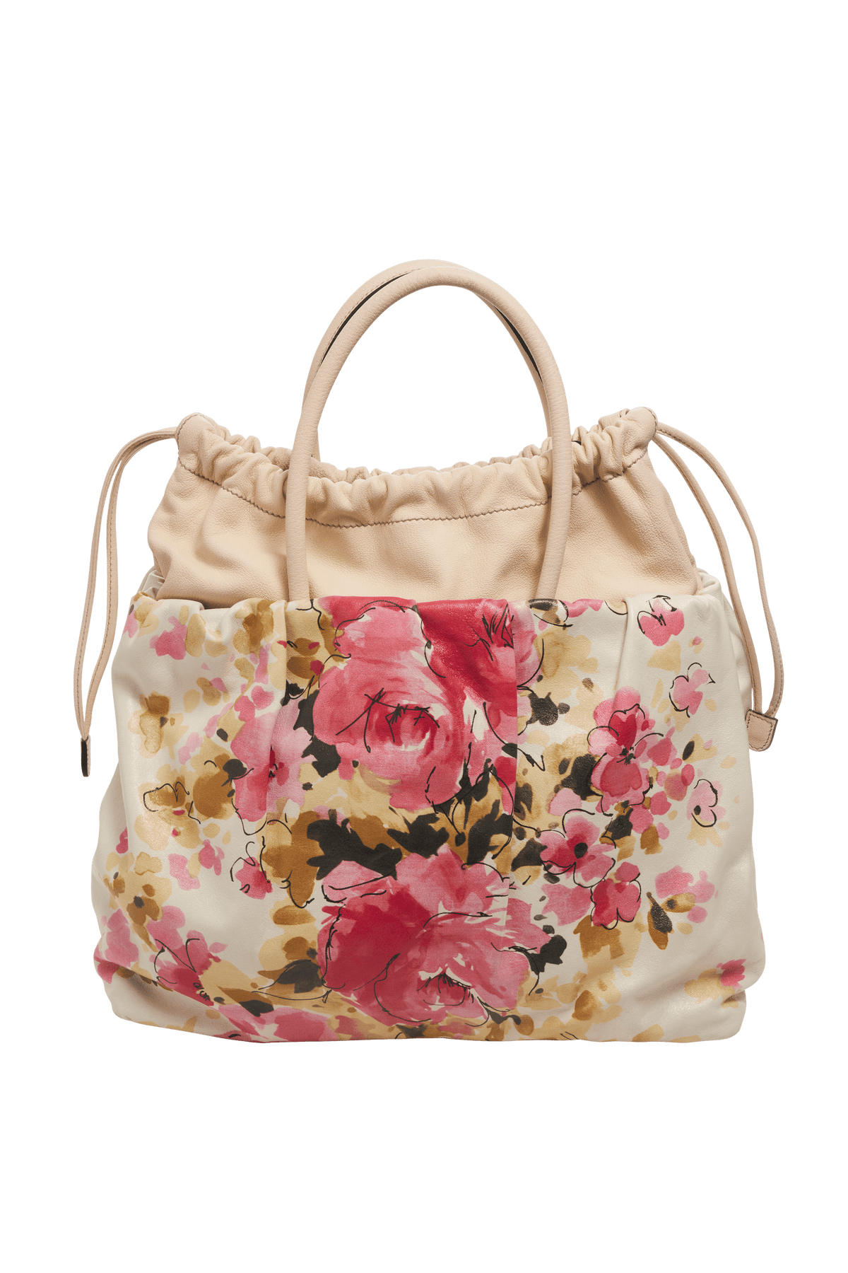 Dolce + Gabbana Water Color Floral Print Purse Large