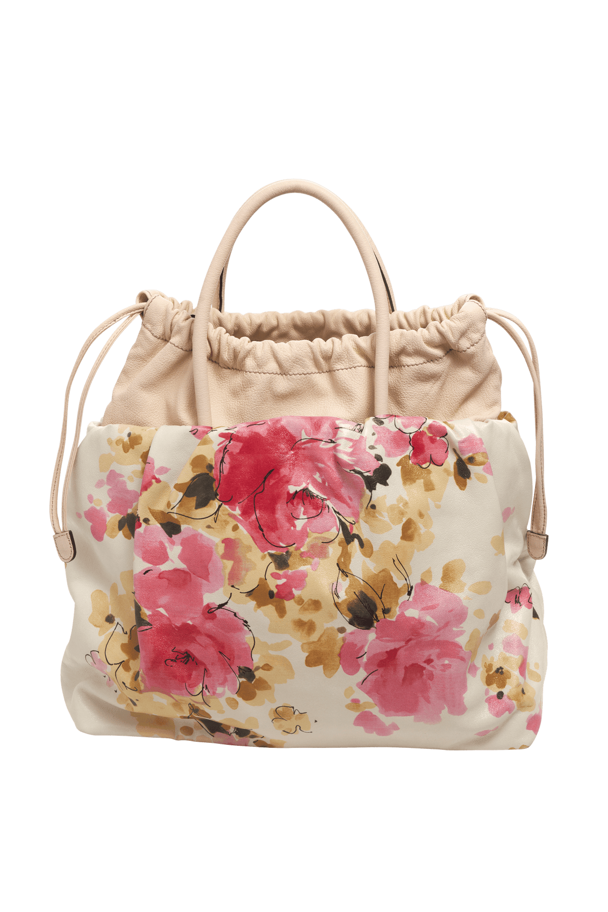 Dolce + Gabbana Water Color Floral Print Purse Large