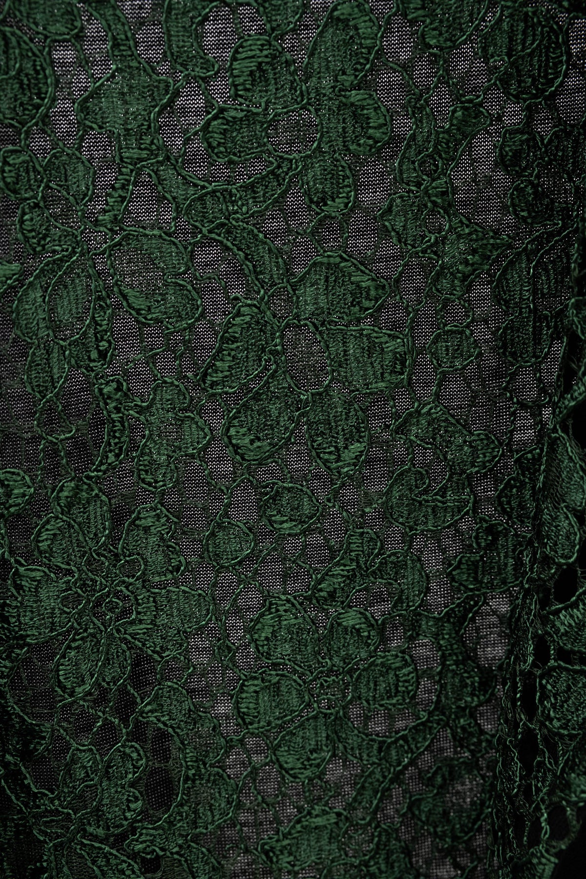 Dolce & Gabbana Green Lace Body Con Sleeveless Dress