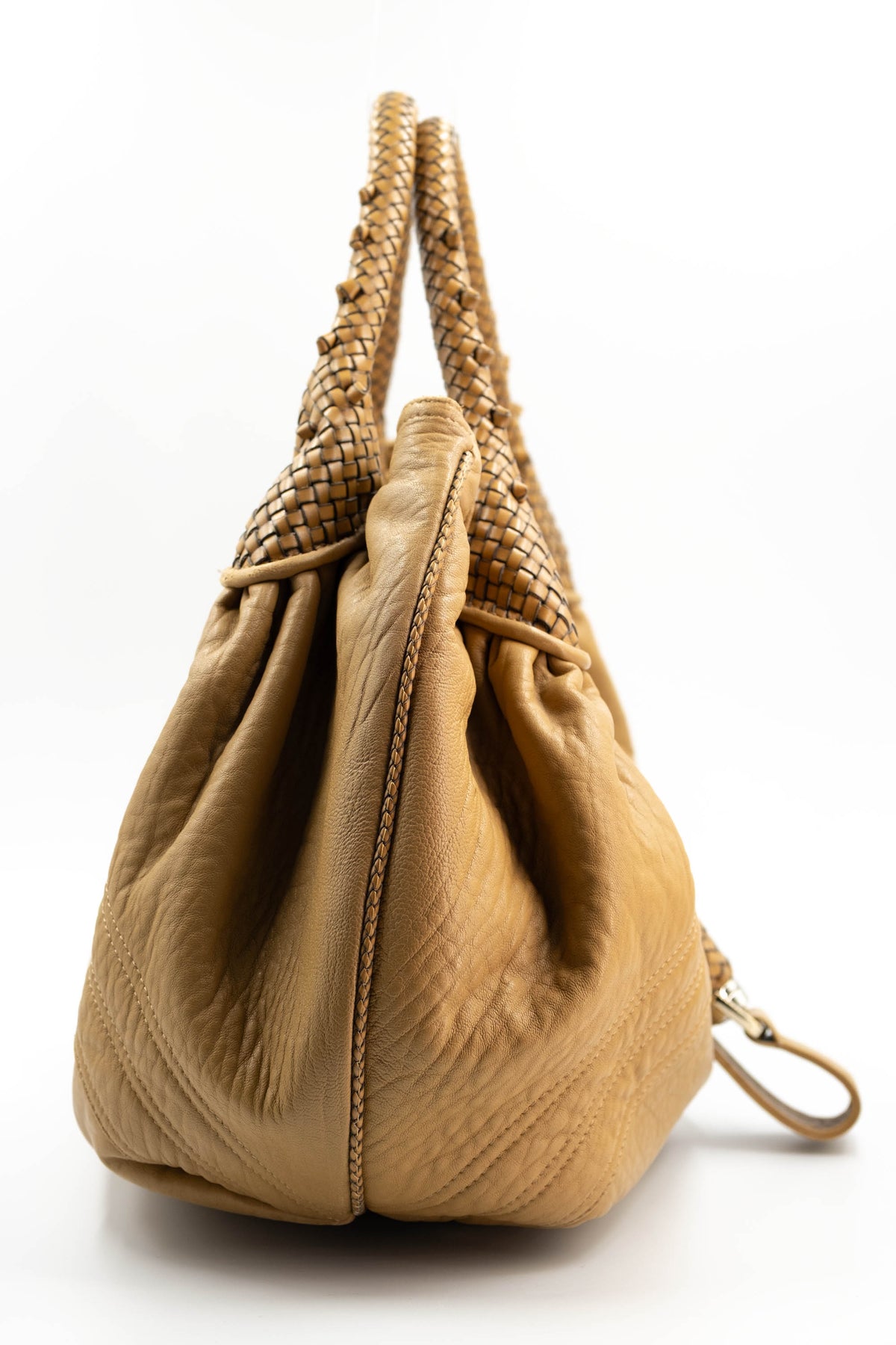 Fendi Light Brown Spy Bag Purse