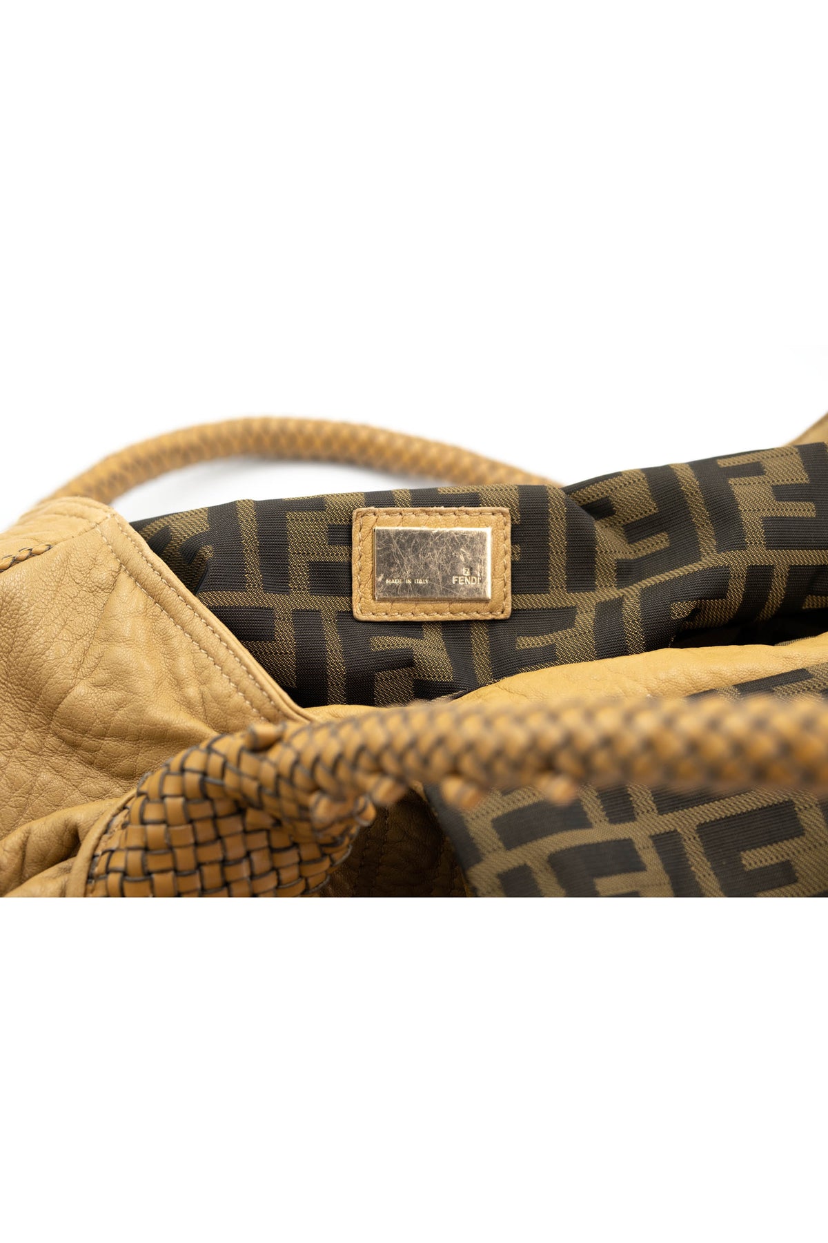 Fendi Light Brown Spy Bag Purse