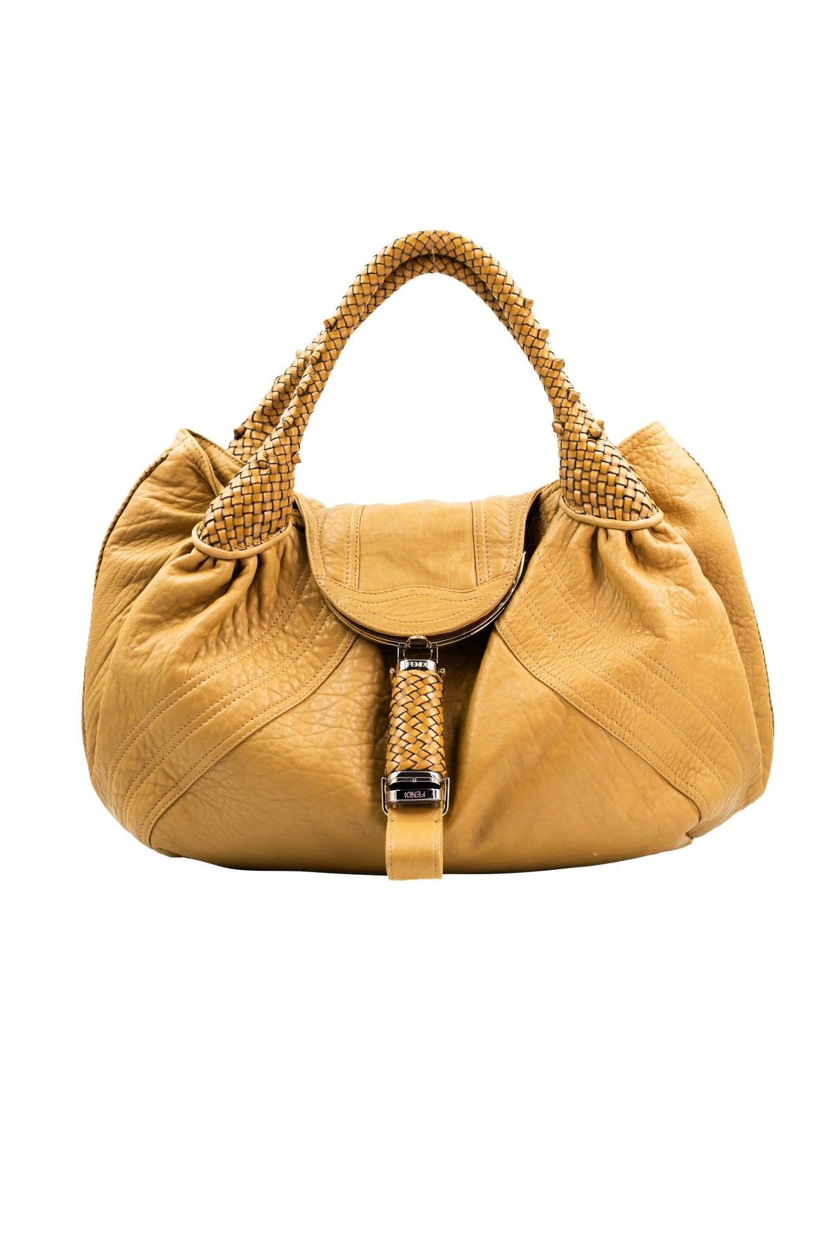 Fendi Light Brown Spy Bag Purse