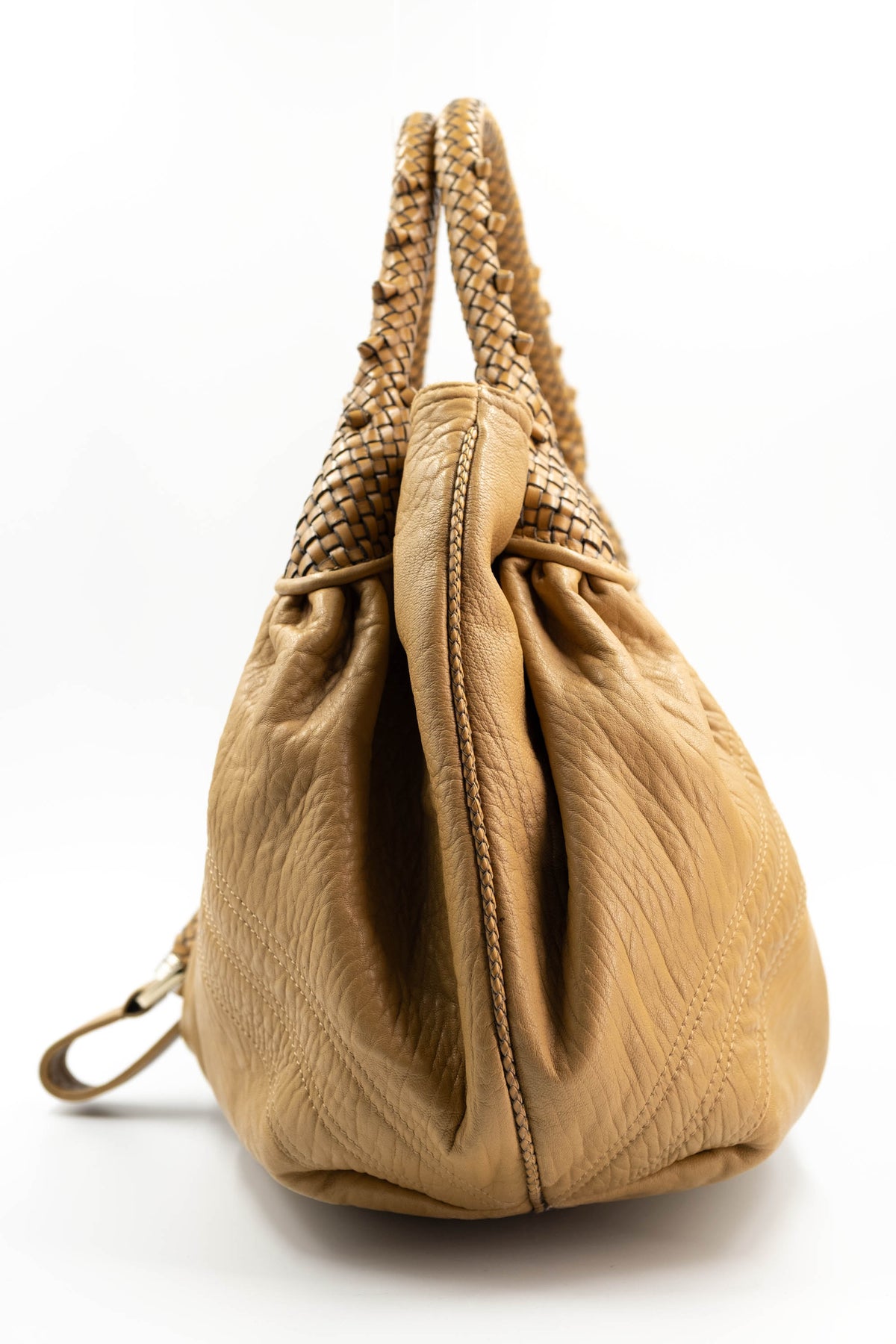 Fendi Light Brown Spy Bag Purse