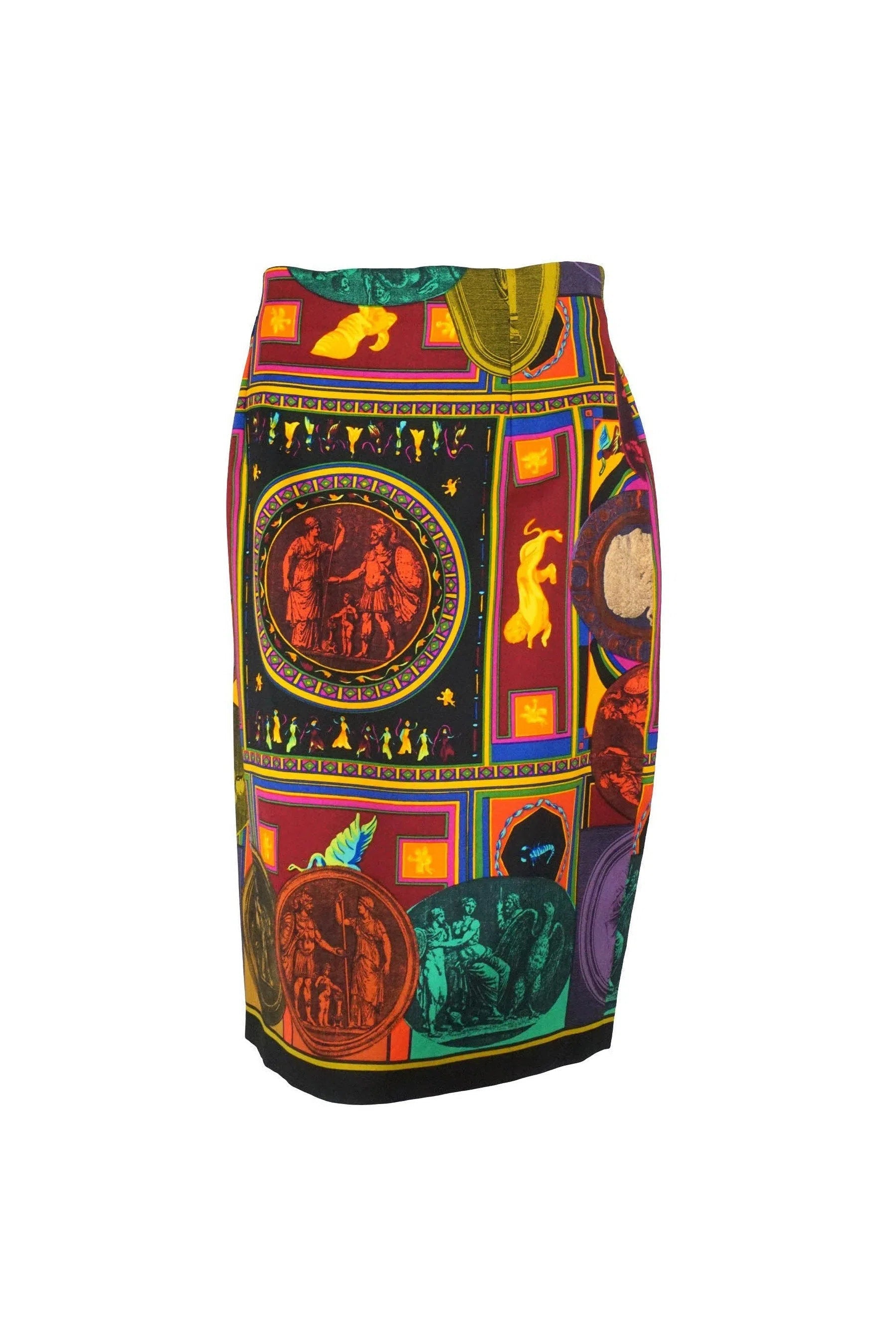 Gianni Versace Couture Vintage Medalion Skirt 1990's