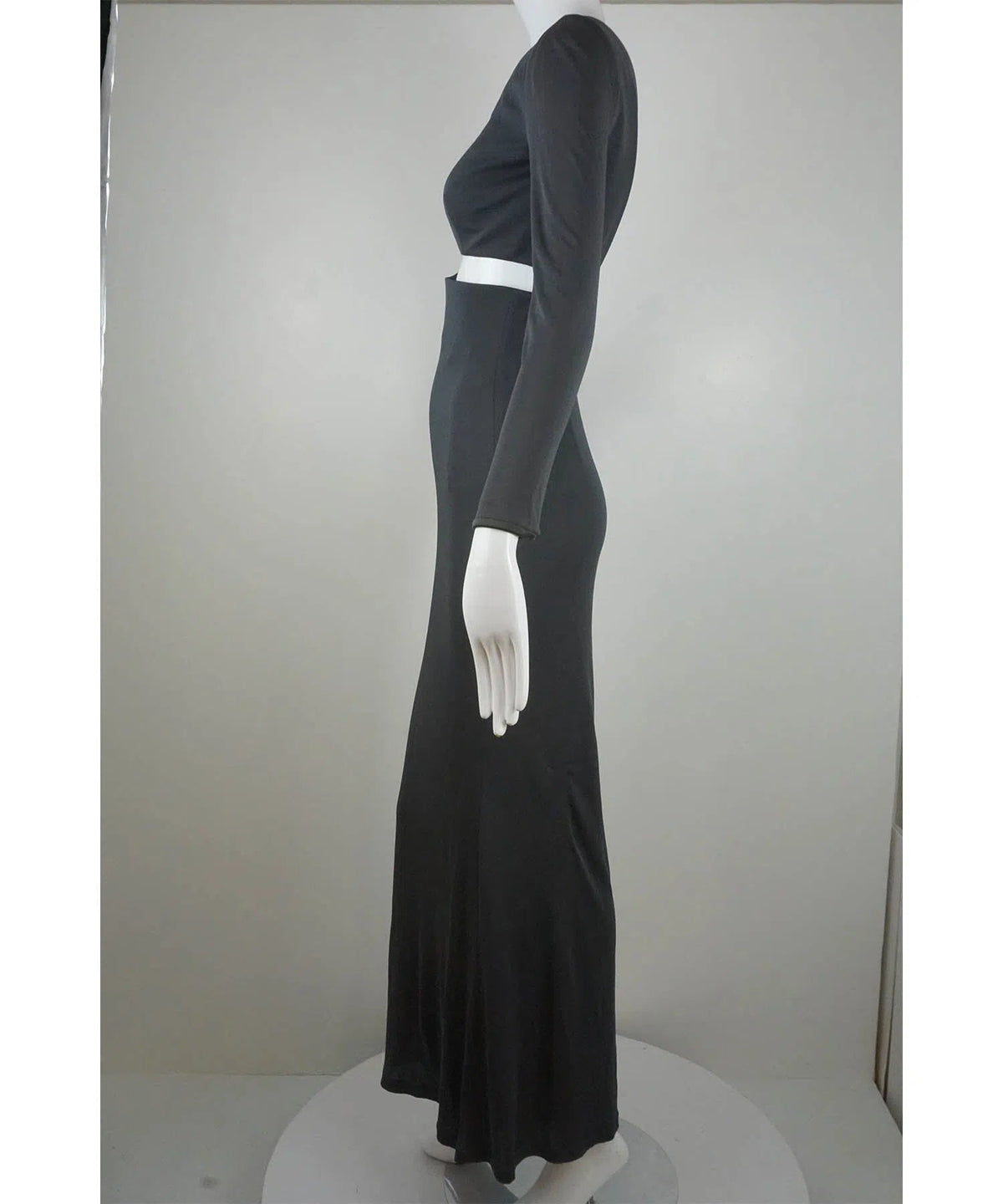 Gianni Versace Vintage Jersey Cut Out Gown 1990&#39;s