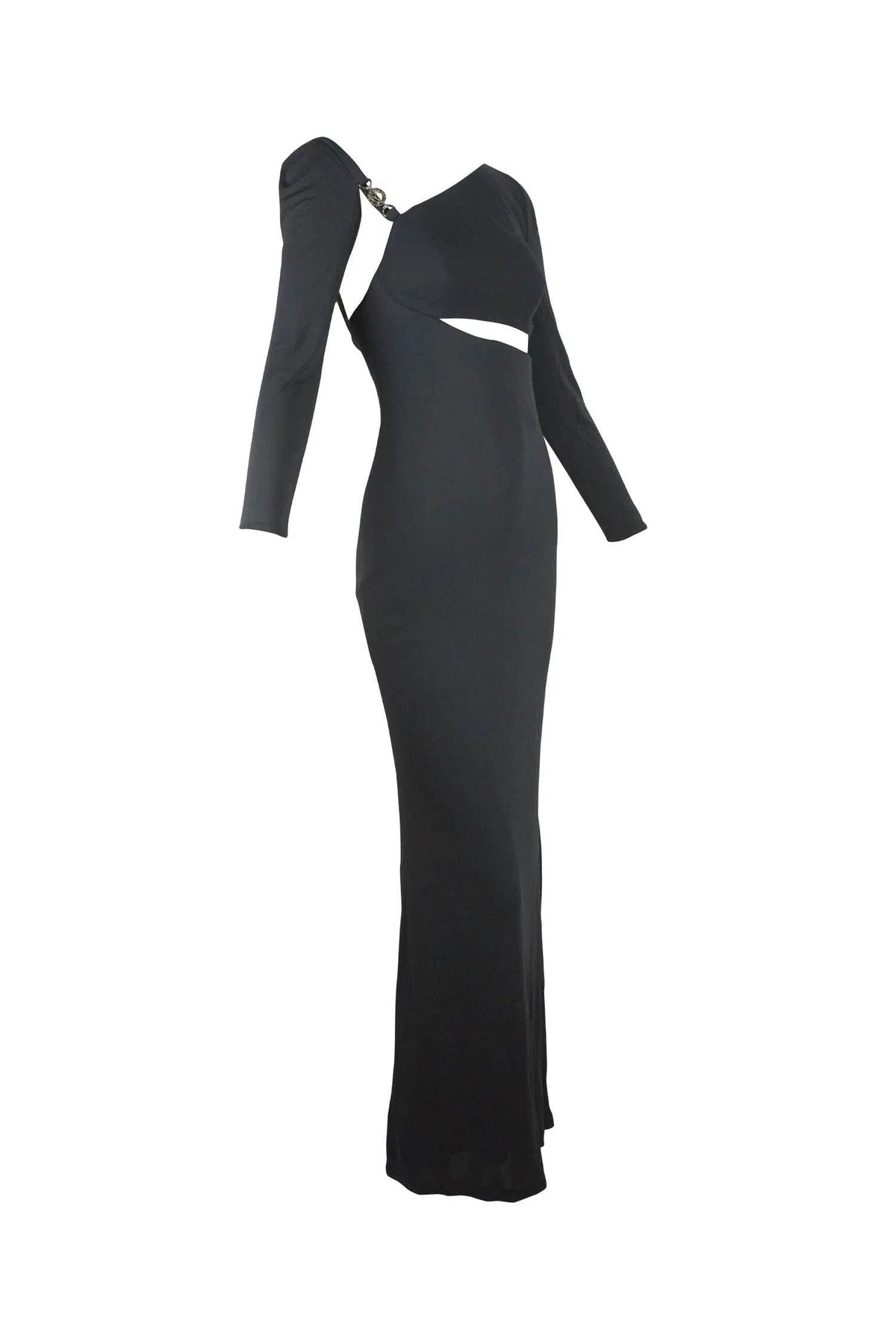 Gianni Versace Vintage Jersey Cut Out Gown 1990&#39;s