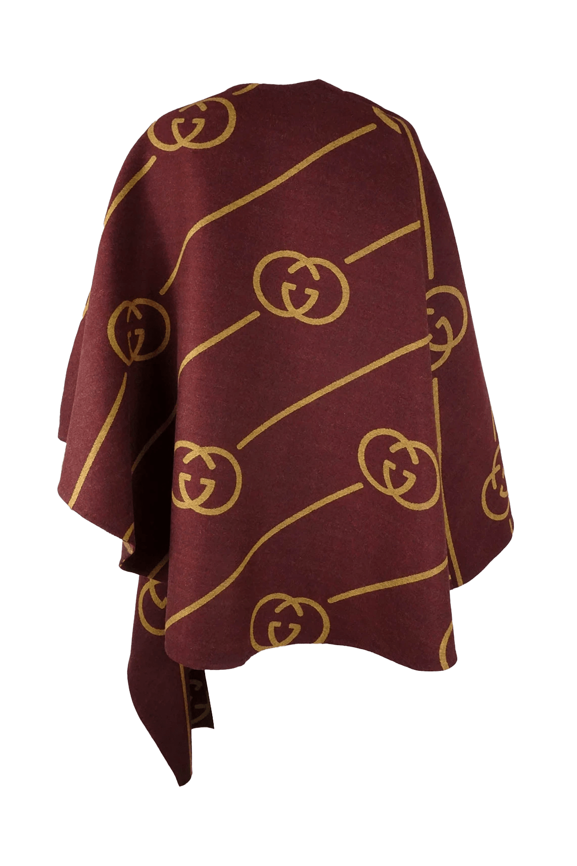 Gucci 2019 GG Wool Button Cape