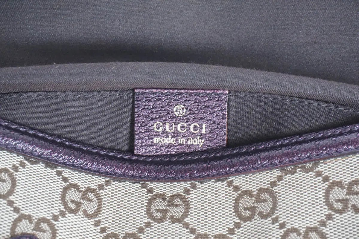Gucci by Tom Ford Medium Crystal Pearl Dragon Clasp Purse