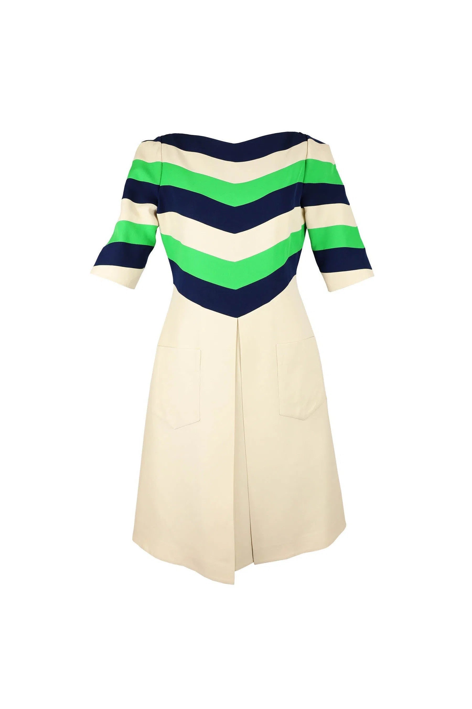 Gucci Chevron A-Line Dress