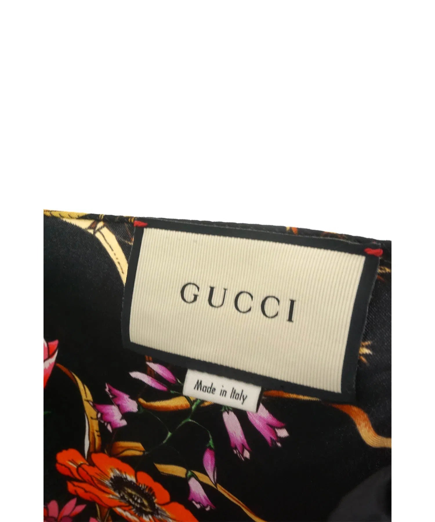 Gucci Flora Butterfly Print Silk Cami