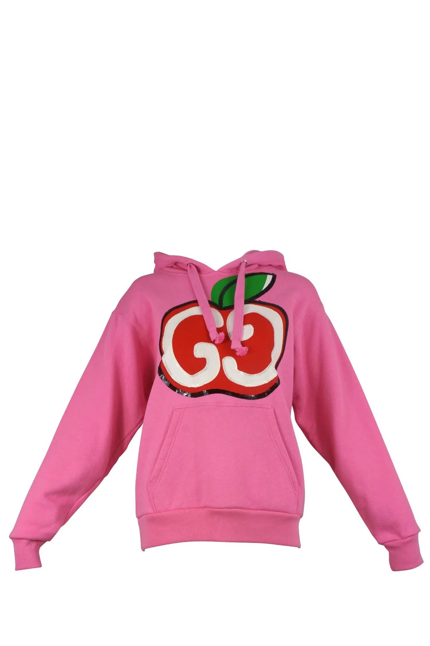 Gucci GG Apple Cotton Hooded Sweatshirt - Foxy Couture Carmel