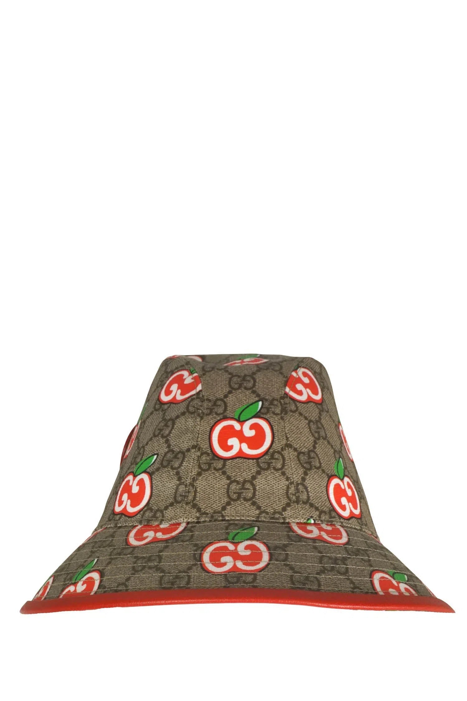 Gucci GG Apple Print Bucket Hat - Foxy Couture Carmel Gucci GG Apple Print Bucket Hat - Foxy Couture Carmel