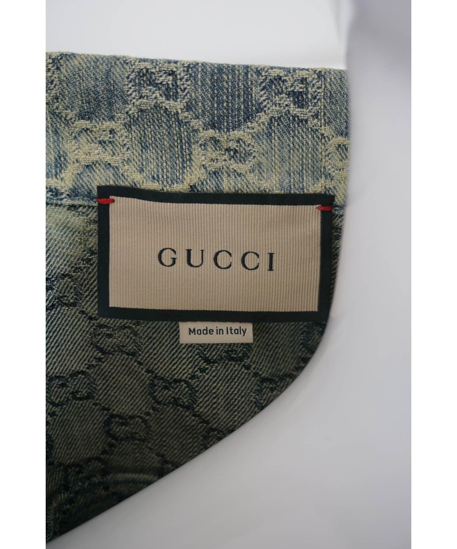 Gucci GG Logo Denim Jean Jacket 42