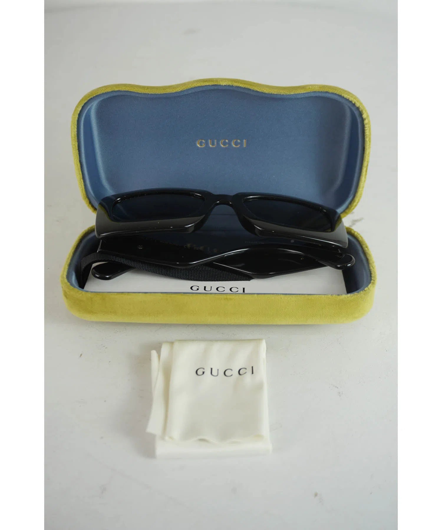 Gucci Marmont Black and Gold Sunglasses