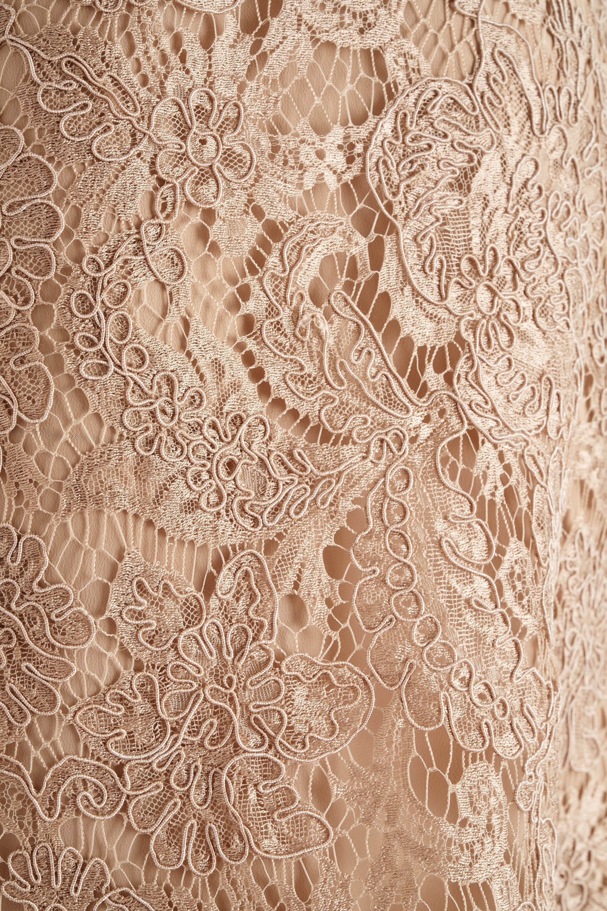 Gucci Nude Lace Dress Mini - Foxy Couture Carmel Gucci Nude Lace Dress Mini - Foxy Couture Carmel