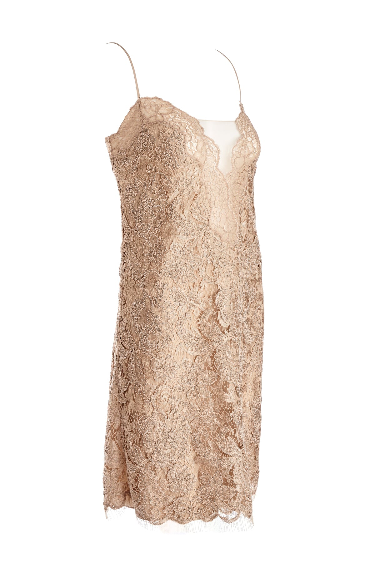 Gucci Nude Lace Dress Mini