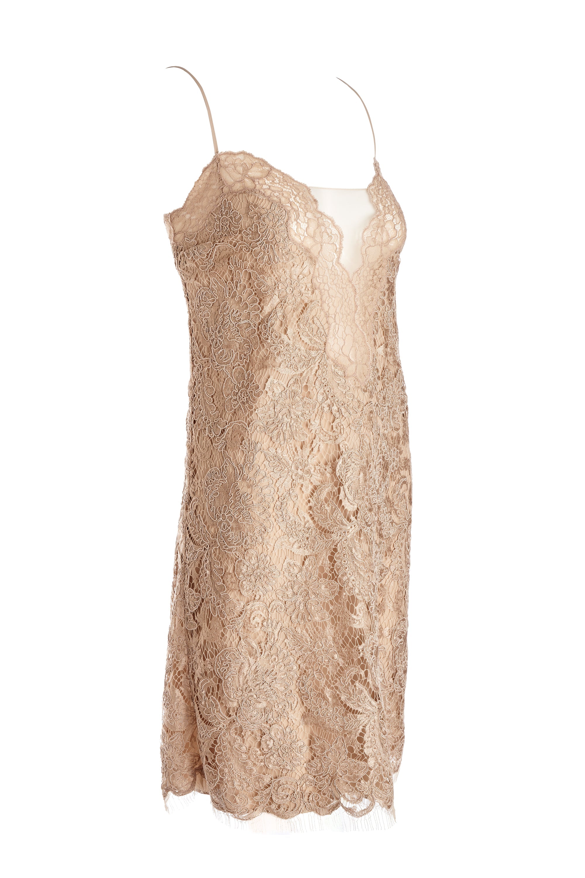 Gucci Nude Lace Dress Mini - Foxy Couture Carmel Gucci Nude Lace Dress Mini - Foxy Couture Carmel
