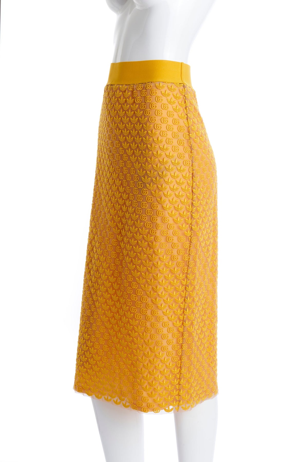 Gucci x Adidas Yellow Sport Skirt