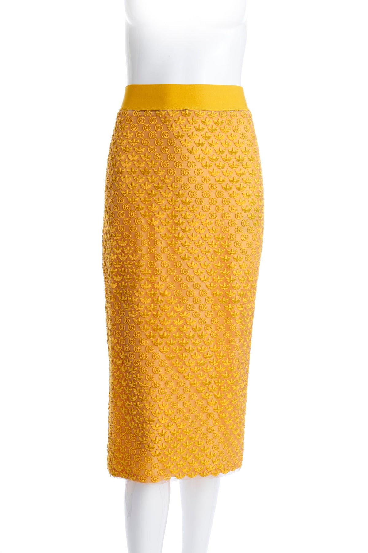 Gucci x Adidas Yellow Sport Skirt