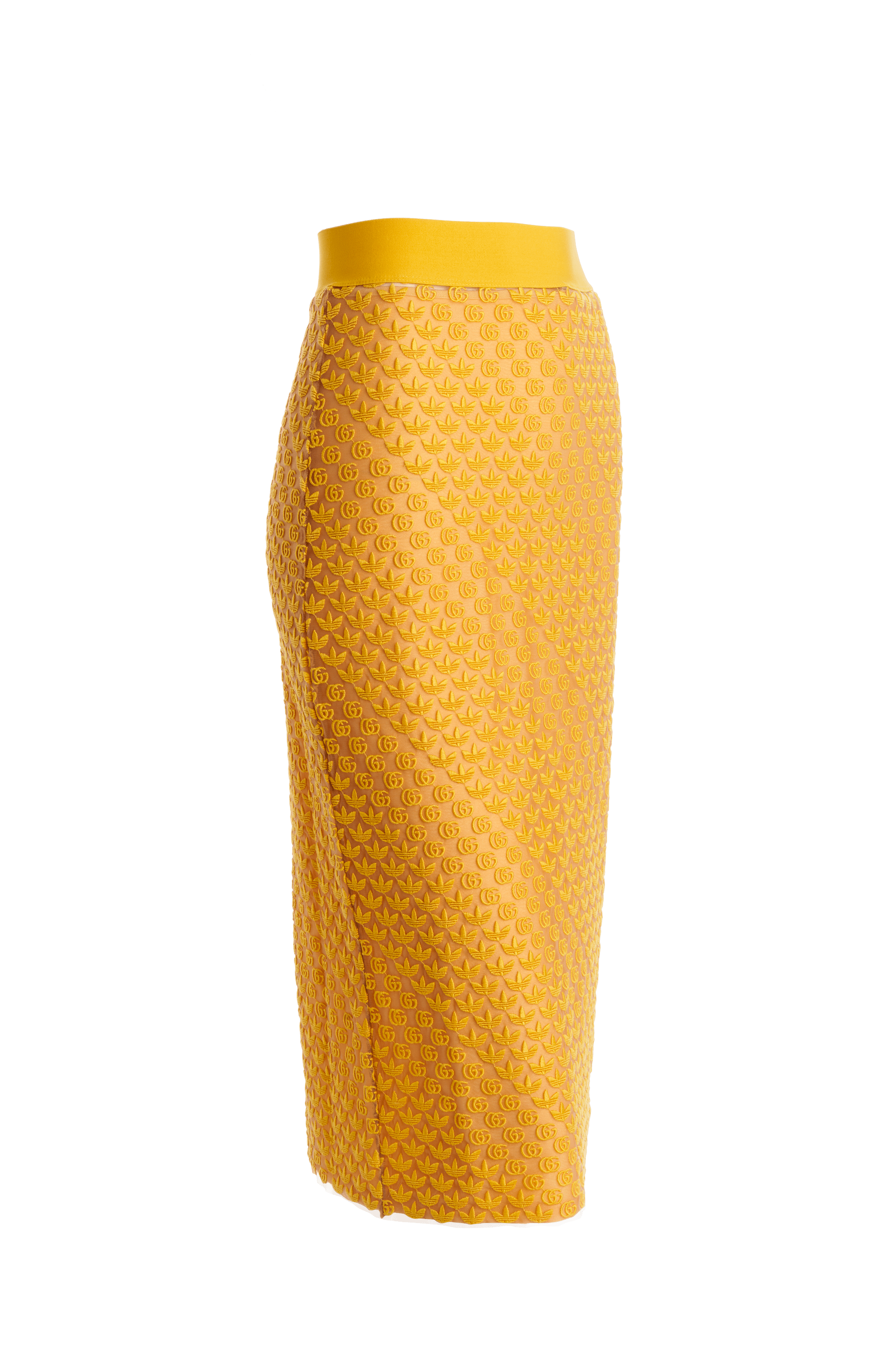 Gucci x Adidas Yellow Sport Skirt - Foxy Couture Carmel