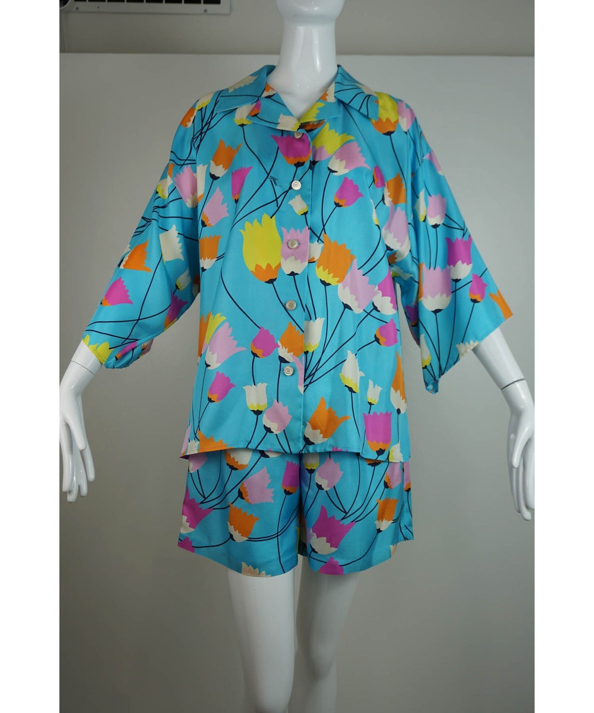 Gucci x Ken Scott Tulip Shirt and Shorts Set