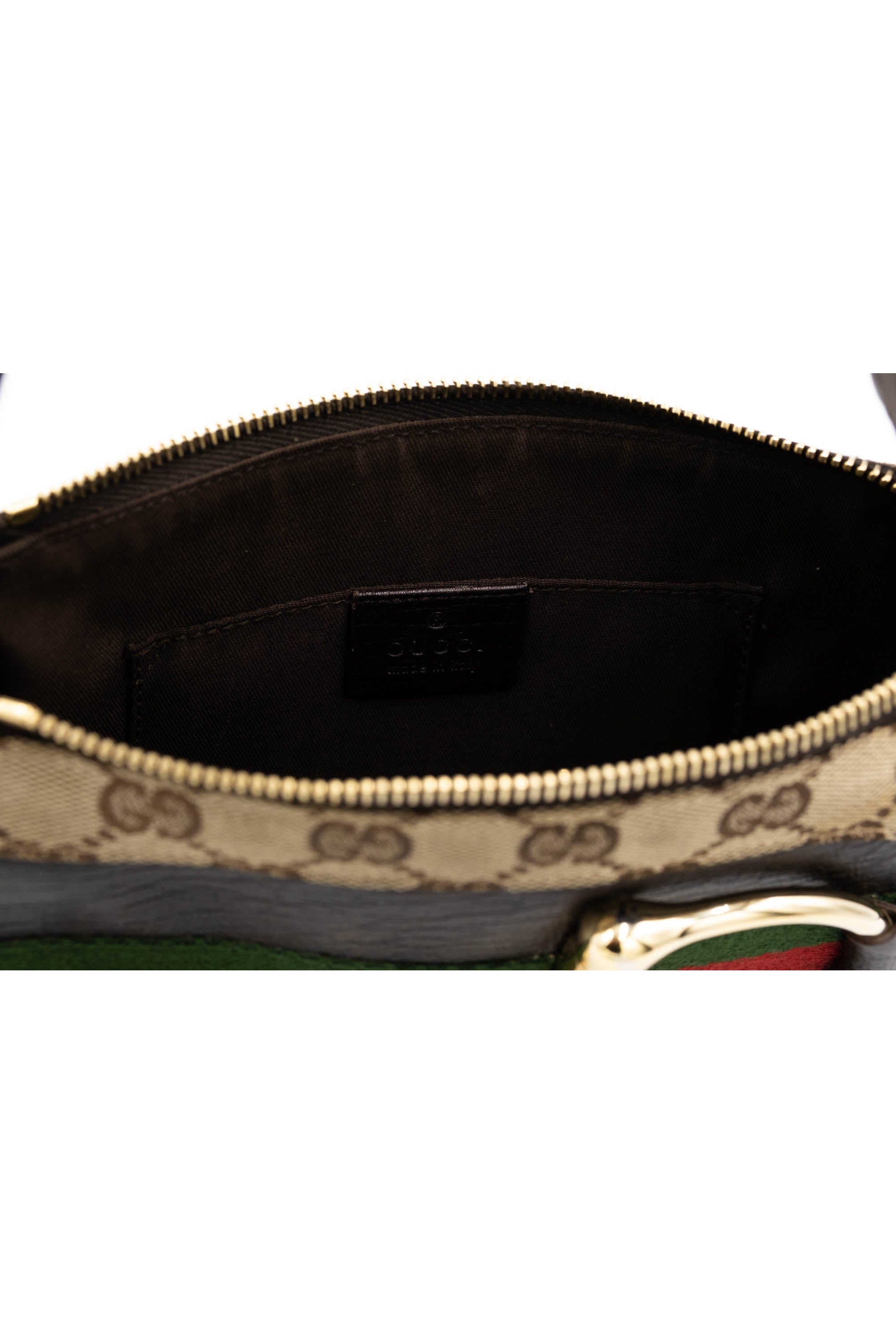 Gucci Brown Supreme Canvas GG Pattern Hobo Bag 1990's Y2K - Foxy