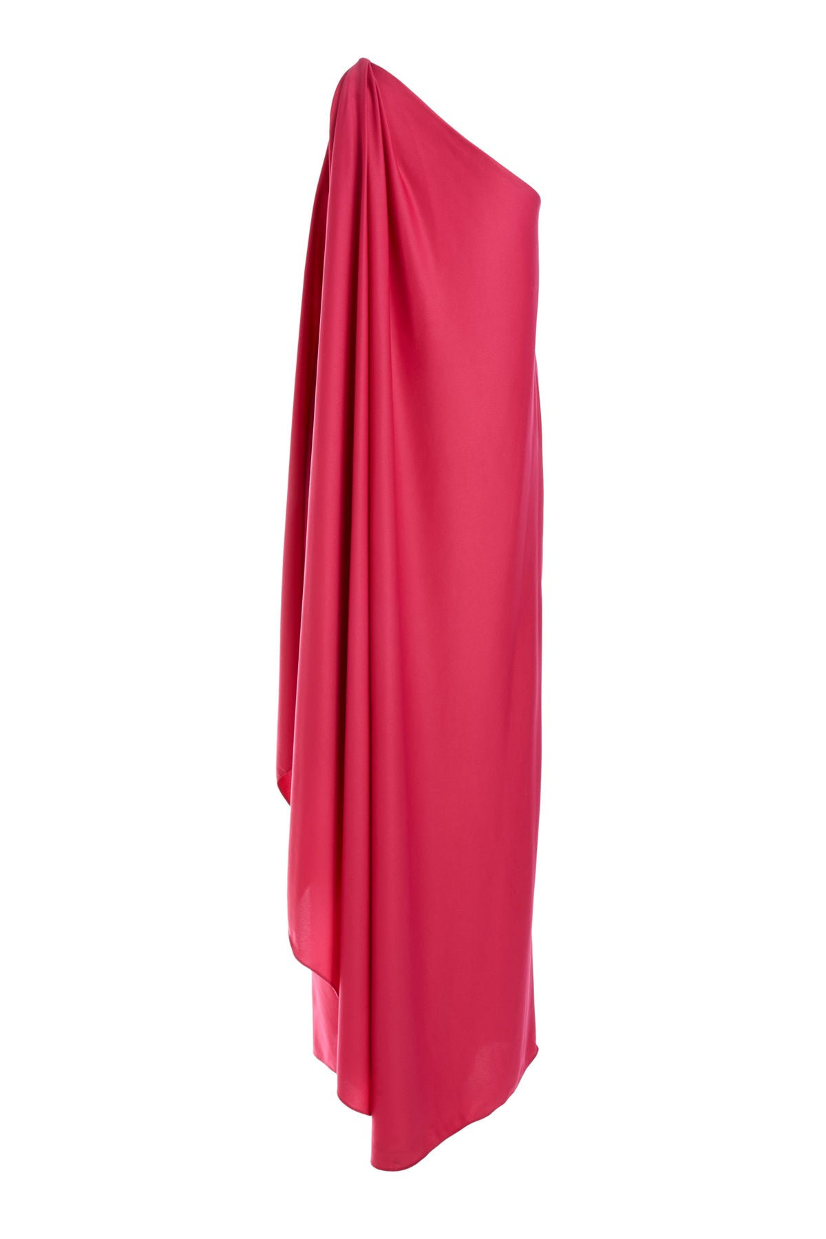 Halston IV 1970&#39;s Raspberry Maxi Dress