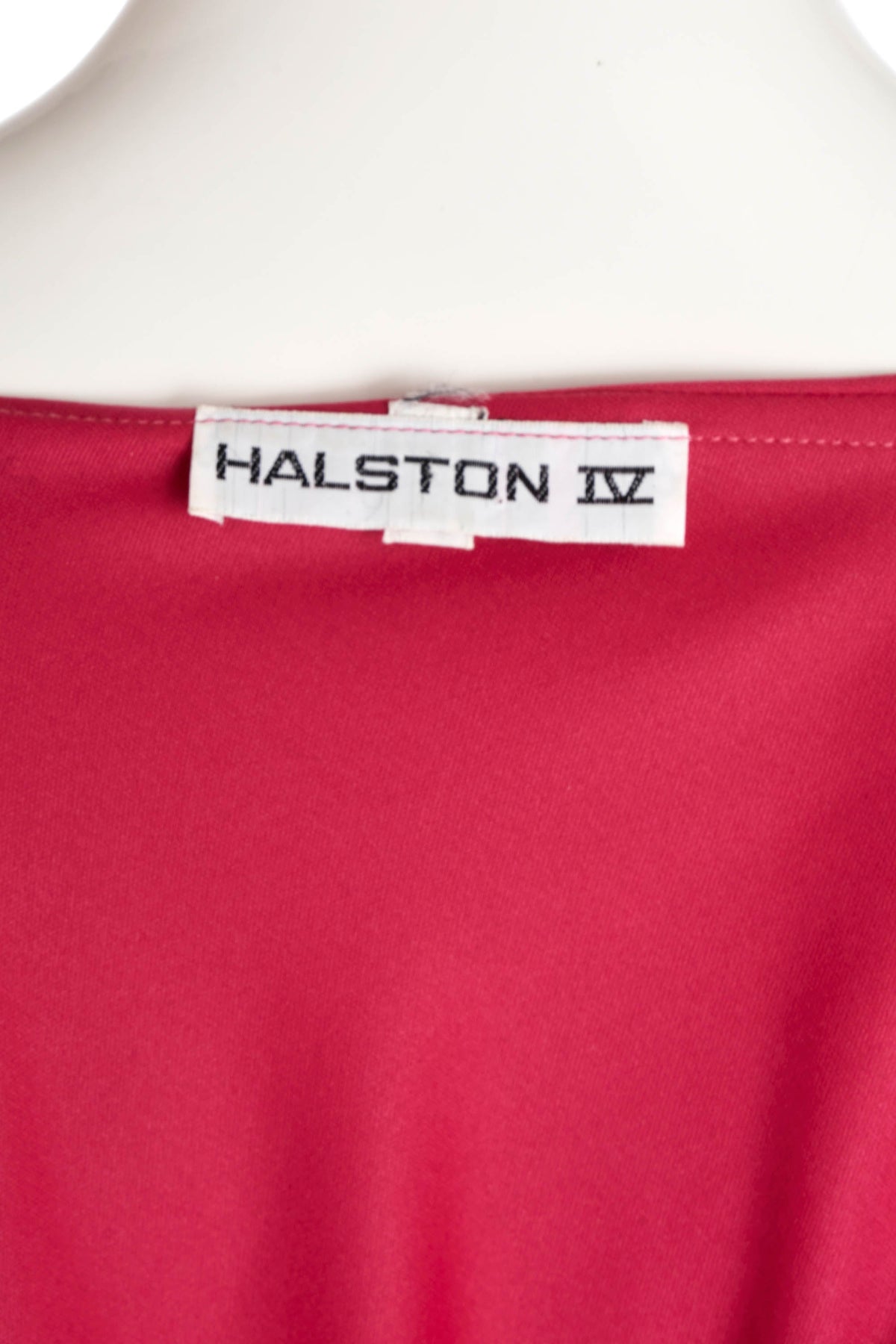 Halston IV 1970&#39;s Raspberry Maxi Dress