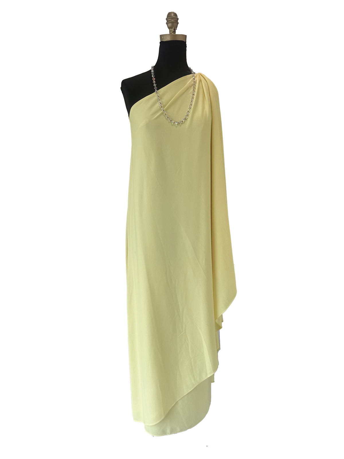 Reserved for Brooke: Halston yellow Off the shoulder gown