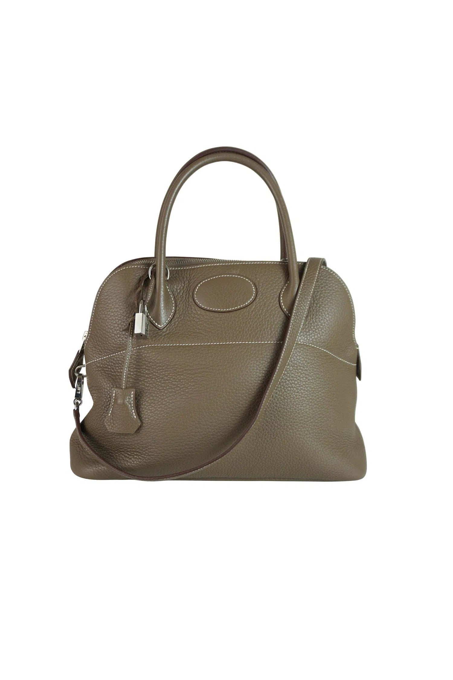 Hermès 31 Bolide Etoupe Clemence Bag 2011 - Foxy Couture Carmel