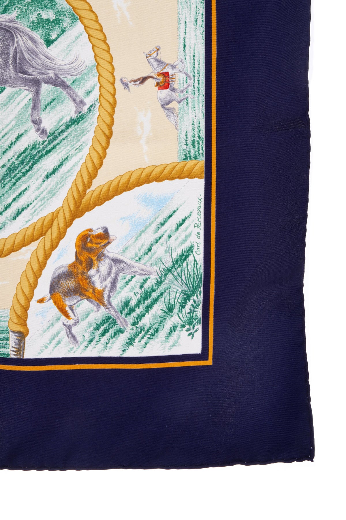 Hermes &quot;Auteuil en Mai&quot; Scarf 90cm