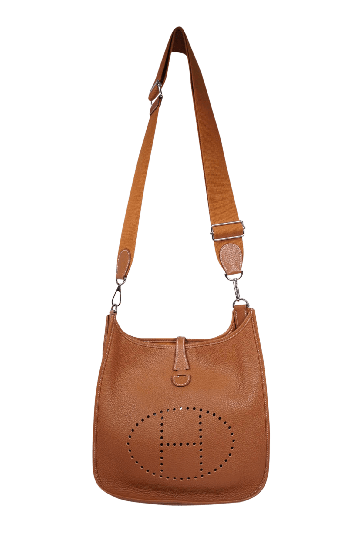 Hermes Evelyne III 29 PM Clemence Gold - Foxy Couture Carmel