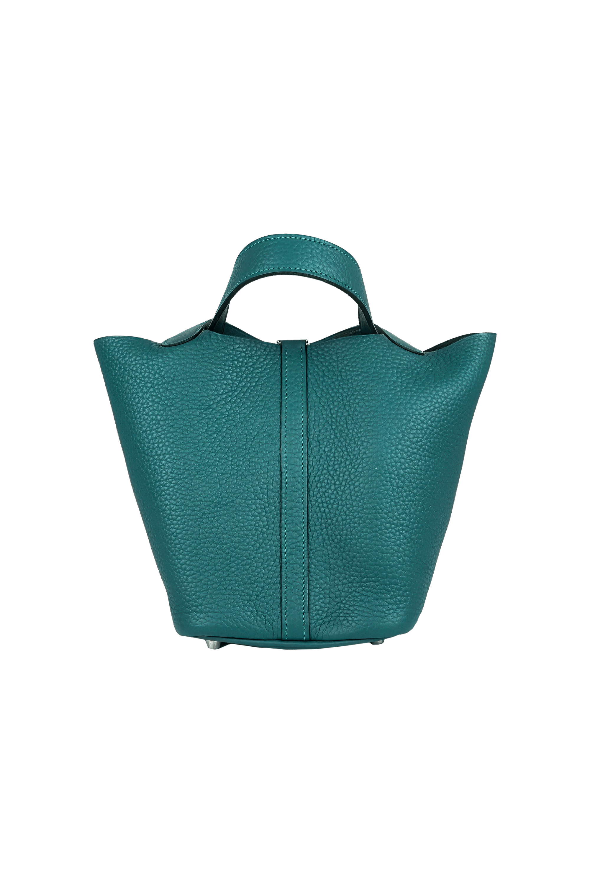 Hermès Picotin 18 PM Lock Bag Clemence Vert Cypress 2017 - Foxy Couture Carmel