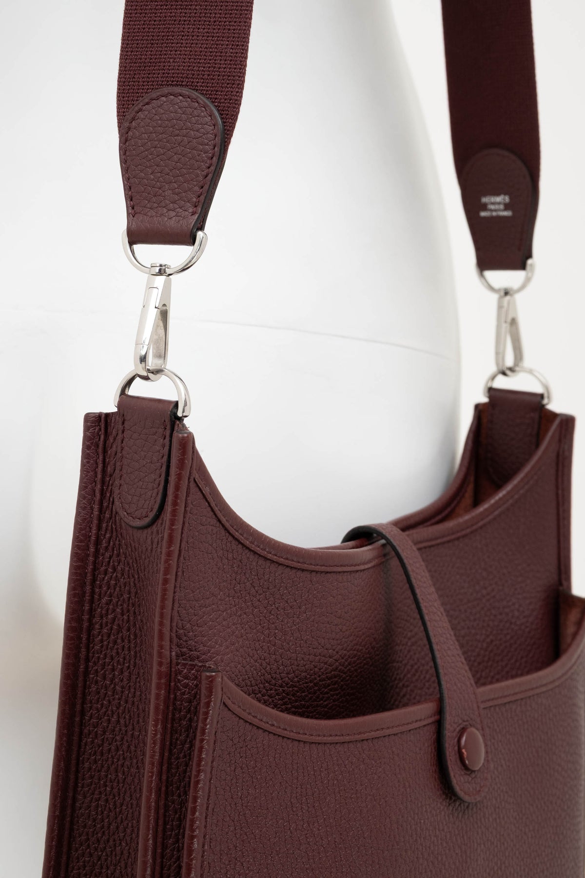Hermes Evelyne III Bordeaux Clemence Size 29 2017